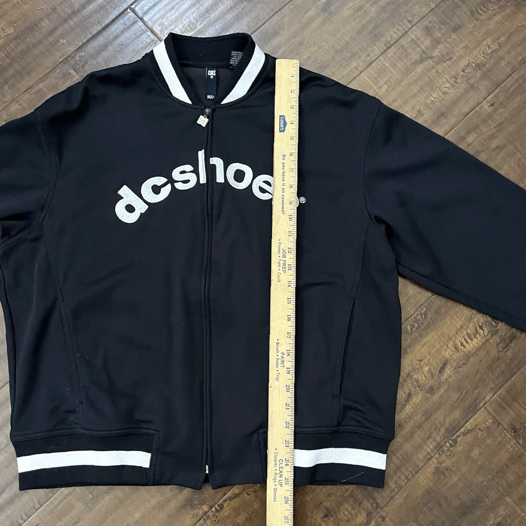 Vintage Vintage DC Shoes Skate Varsity Track Jacket Mens Medium Full Zip Y2K Grunge Size US M / EU 48-50 / 2 - 7 Thumbnail
