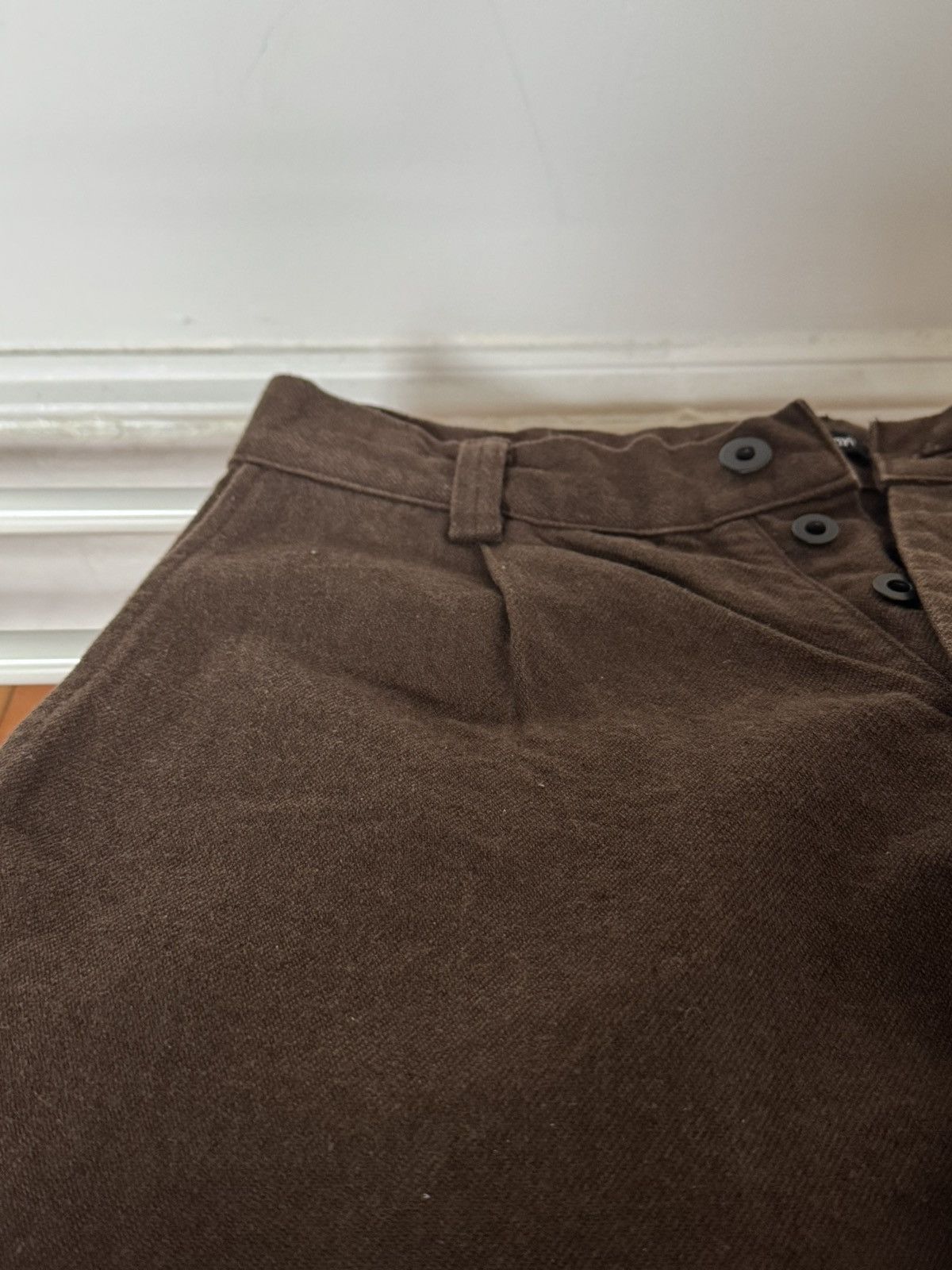 Evan Kinori Single Pleat Pants Size US 28 / EU 44 - 4 Thumbnail