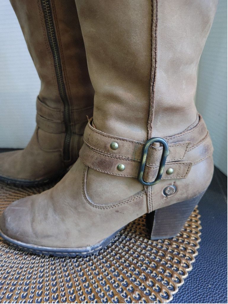 Born Born Leather Riding Boots Size 7 Size US 7 / IT 37 - 2 Thumbnail