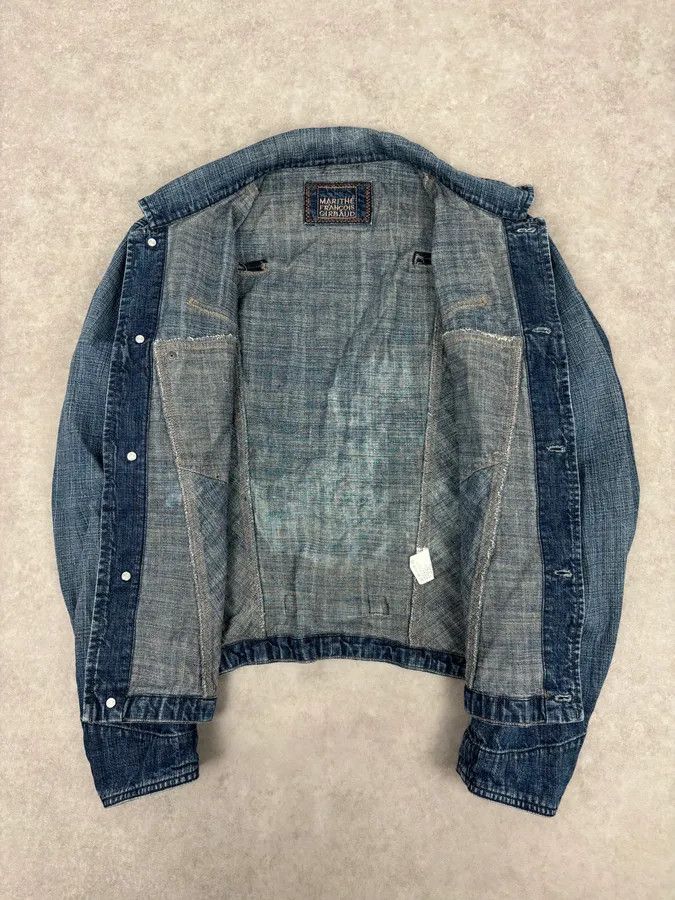 Marithe + Francois Girbaud FW2002 Marithé + François Girbaud Blue Faded Light Denim Jacket Size US S / EU 44-46 / 1 - 8 Thumbnail