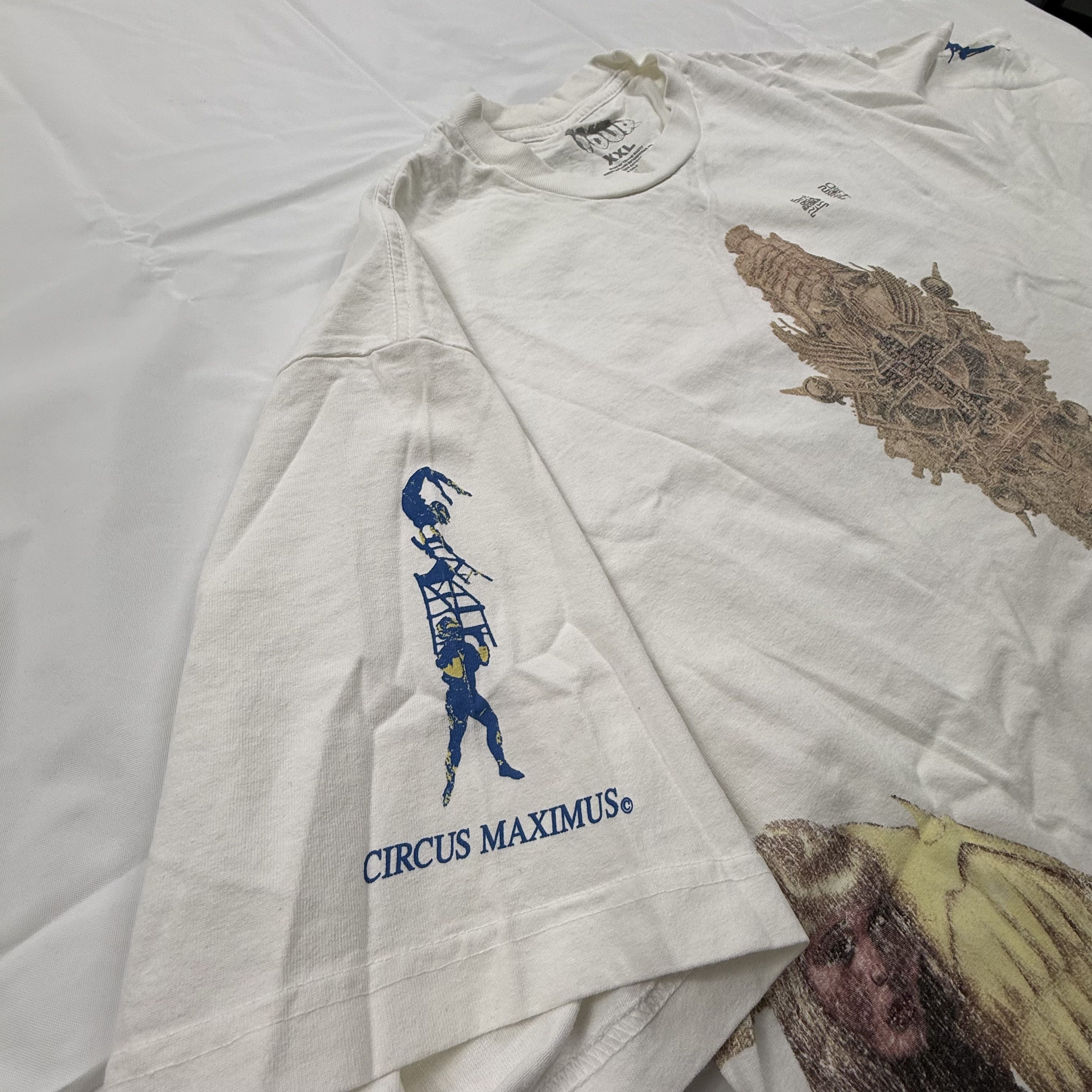 Travis Scott Travis Scott Utopia Circus Maximus Tour Shirt Size US XXL / EU 58 / 5 - 6 Thumbnail