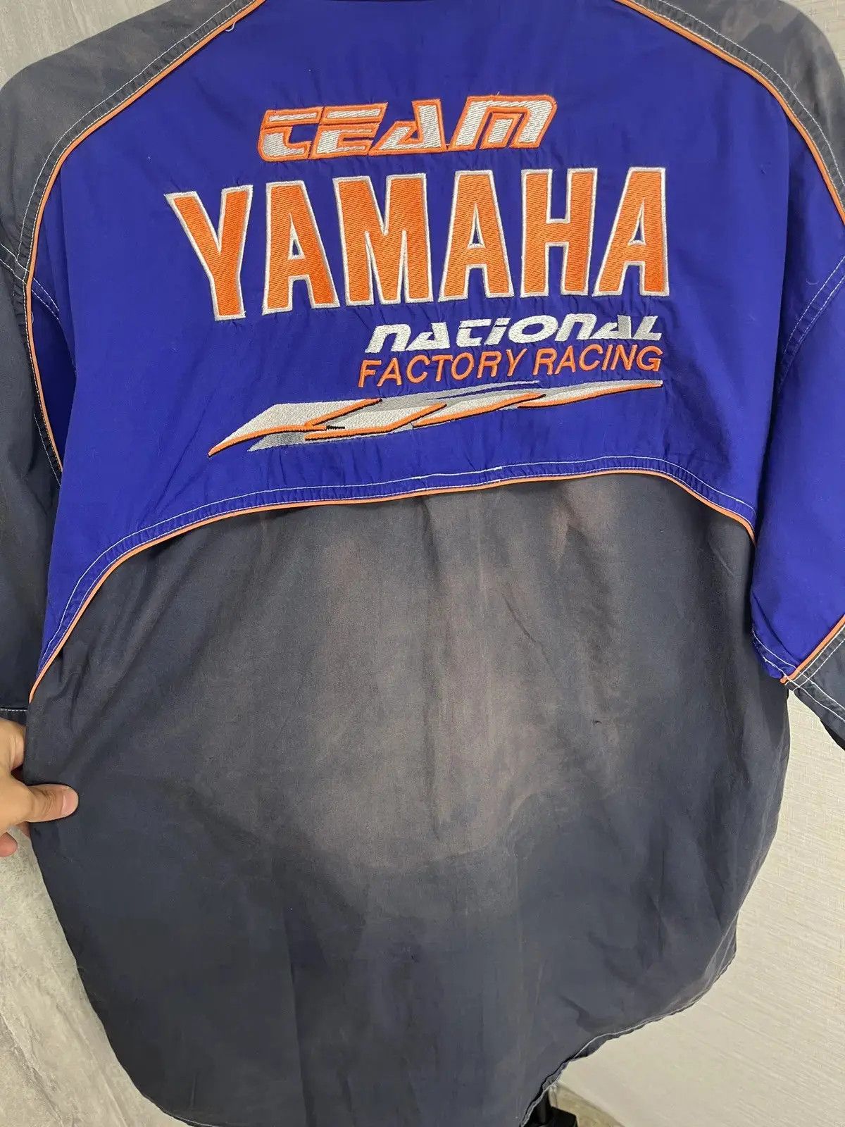 Vintage YAMAHA RACING NATIONAL FACTORY FADED VINTAGE SHIRT Size US M / EU 48-50 / 2 - 6 Thumbnail