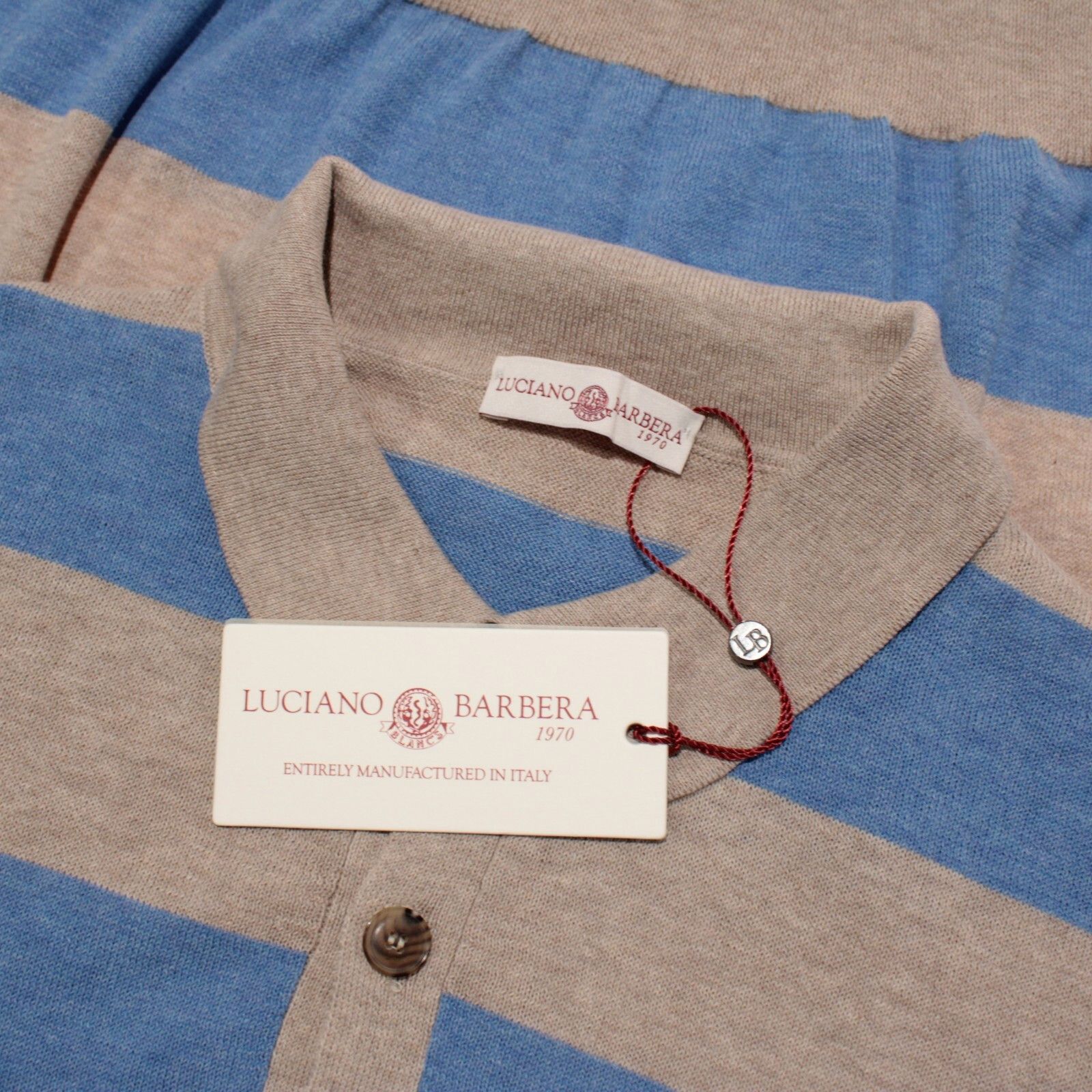 Luciano Barbera Luciano Barbera Sweater Size US M in Blue Size US M / EU 48-50 / 2 - 1 Thumbnail