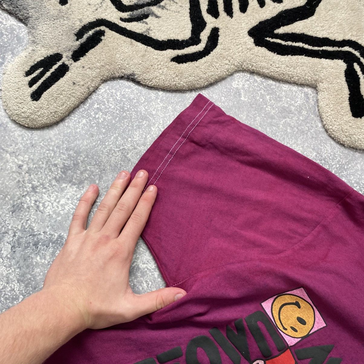 Japanese Brand Designer Chinatown x Smiley Big Logo luxury streetwear tee Size US M / EU 48-50 / 2 - 8 Thumbnail