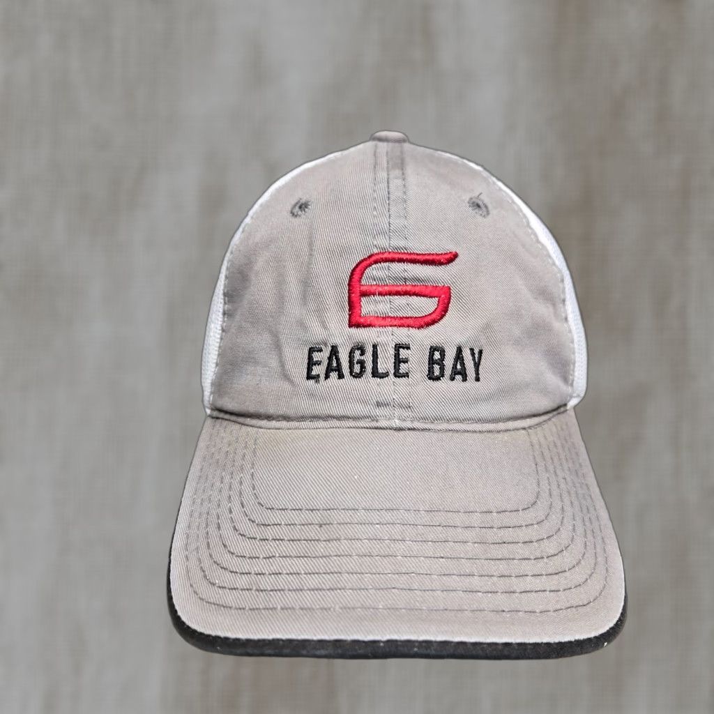 Vintage Vintage Bretmor Headwear Eagle Bay Pavers Logo Baseball Cap Gray Cotton Adjustable Men's Hat Size ONE SIZE - 1 Thumbnail