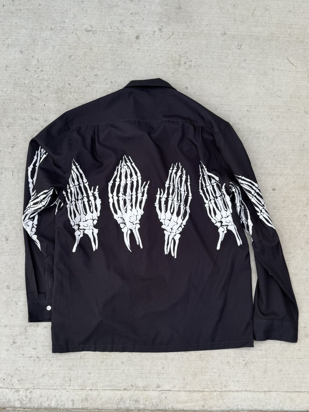 Wacko Maria Wack maria skeleton hands shirt Size US L / EU 52-54 / 3 - 2 Thumbnail