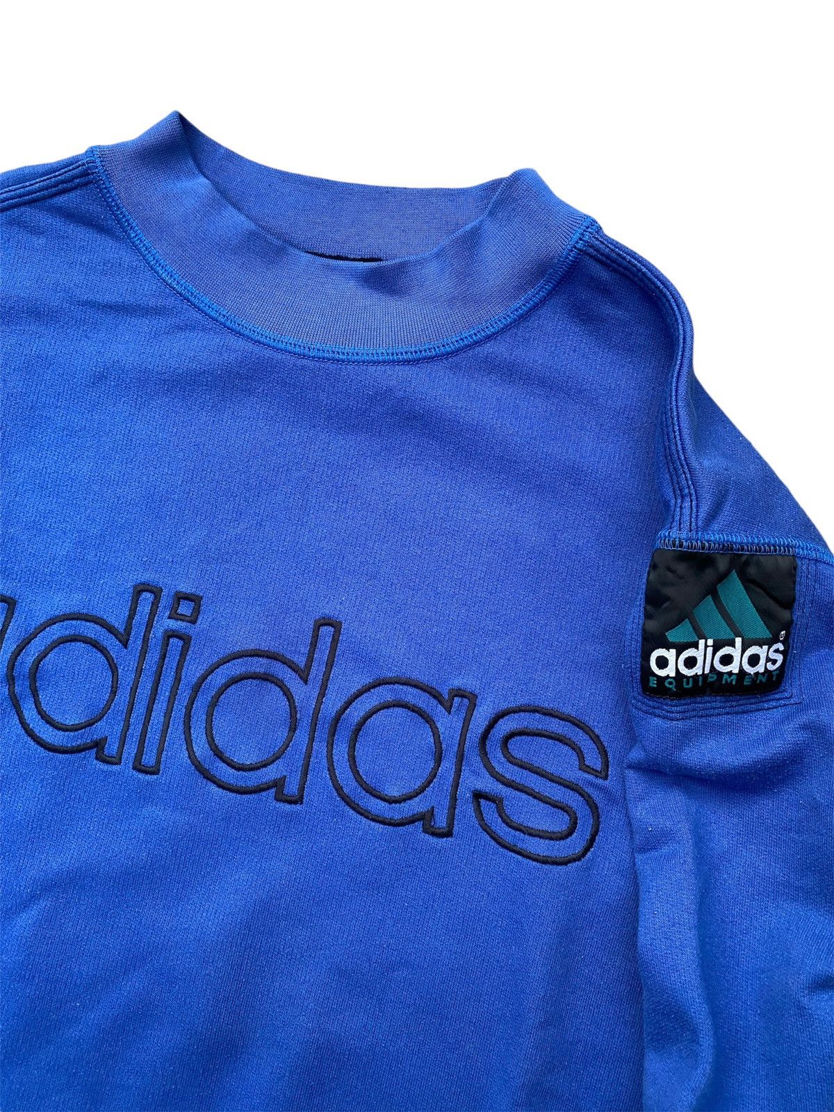 Adidas × Japanese Brand × Vintage Vintage Adidas Equipment Spellout Logo Sweatshirt Size US M / EU 48-50 / 2 - 3 Thumbnail