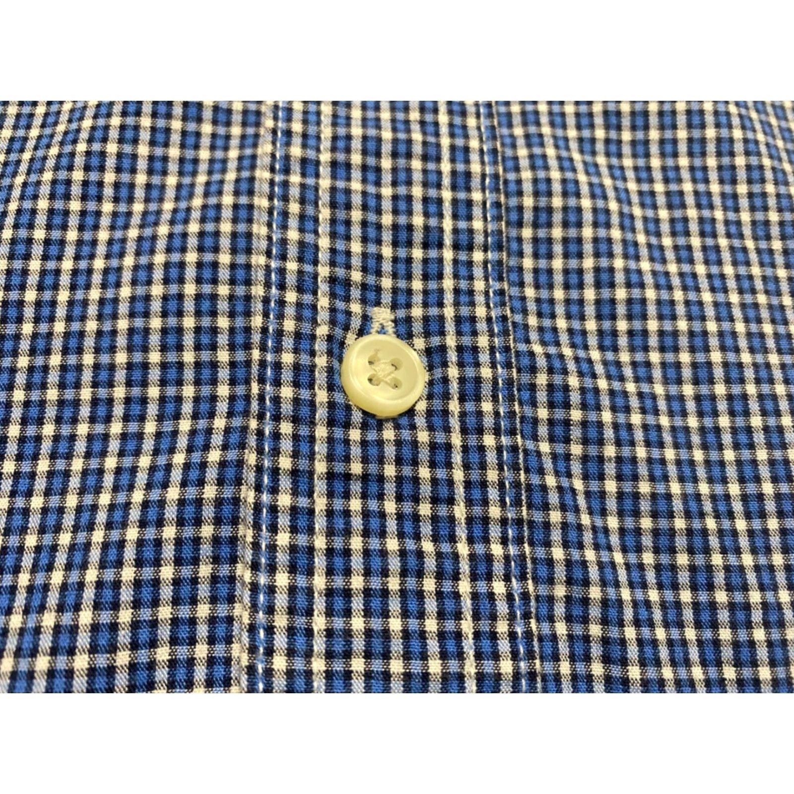 Chaps Chaps Ralph Lauren Mens Large Shirt Blue Plaid Check Long Sleeve Button-Down Shirt L Green Cotton, Polyester Size US L / EU 52-54 / 3 - 4 Thumbnail