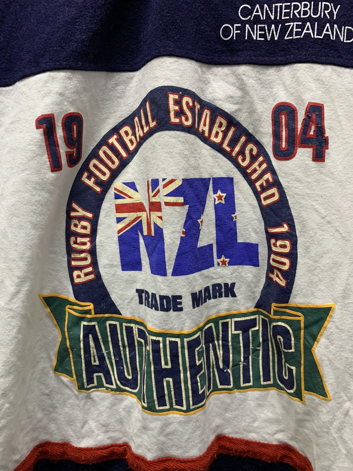 Canterbury of New Zealand VINTAGE KIWI RUGBY FOOTBALL TEAM CANTERBURY OF NEW ZEALAND Size US XL / EU 56 / 4 - 2 Thumbnail