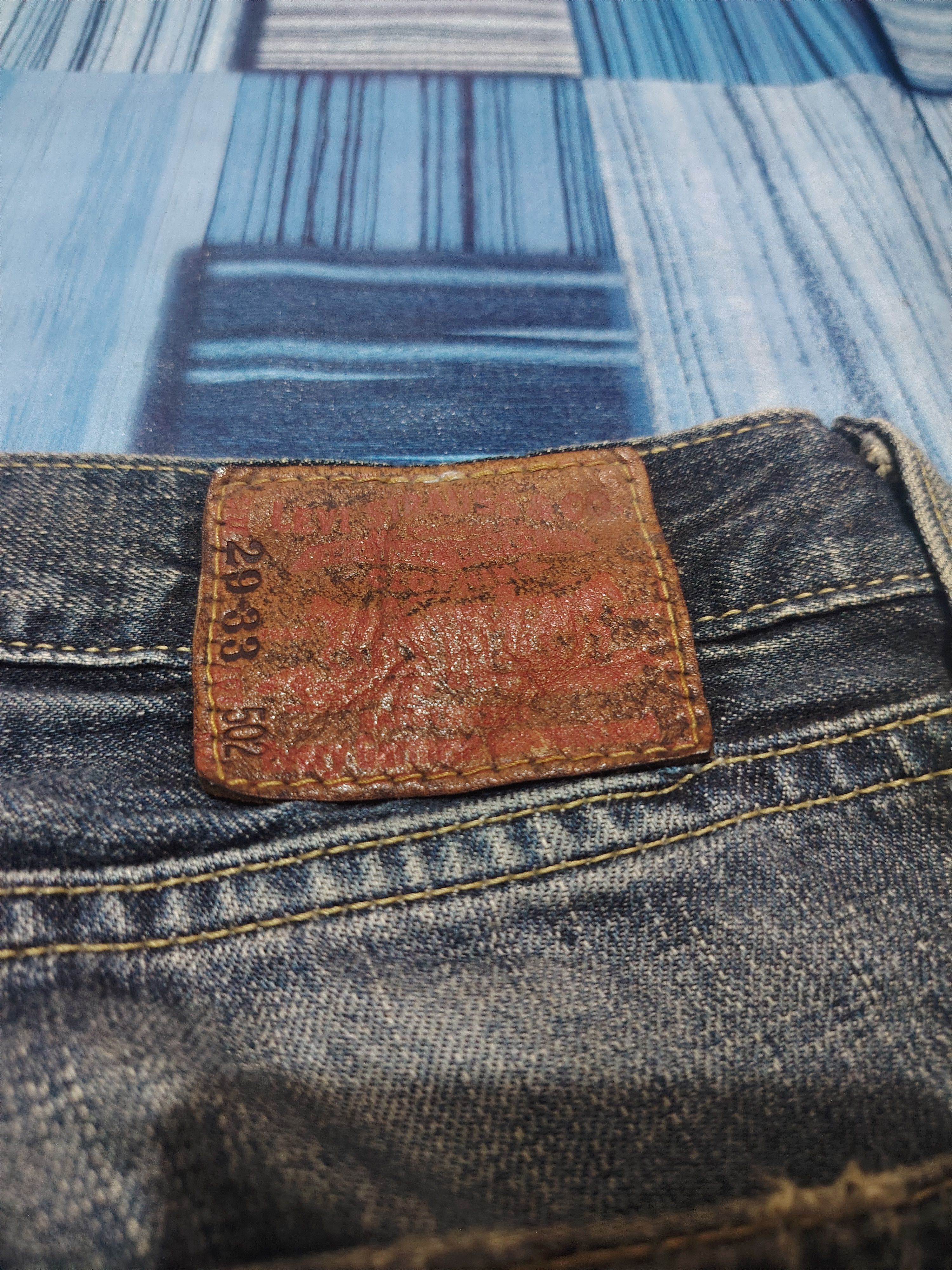 Levi's Vtg Levis 502 Distressed Jeans Size US 29 - 18 Thumbnail