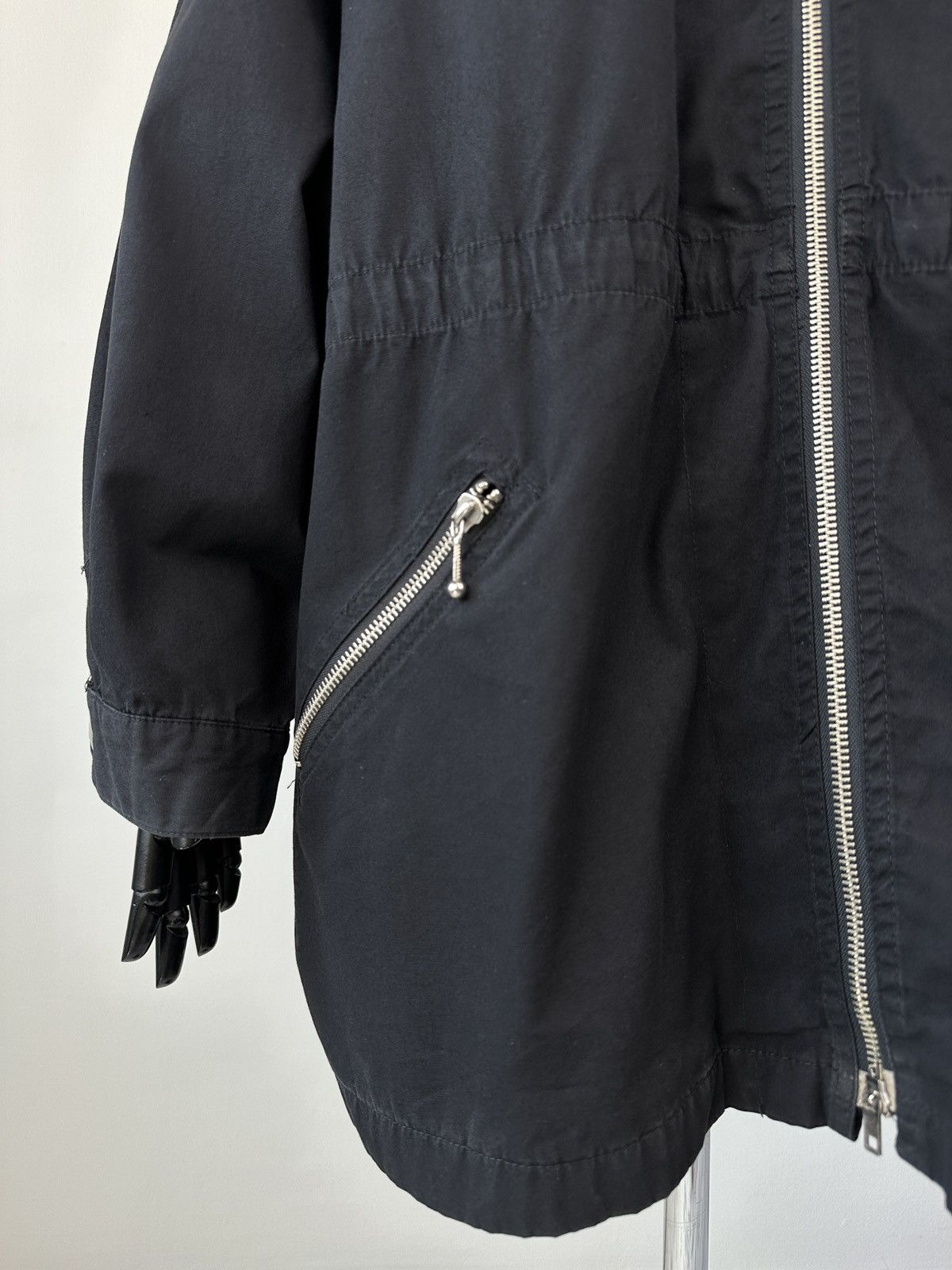 Gudrun Sjoden GUDRUN SJODEN Oversized Black Parka Jacket size M Size M / US 6-8 / IT 42-44 - 8 Thumbnail