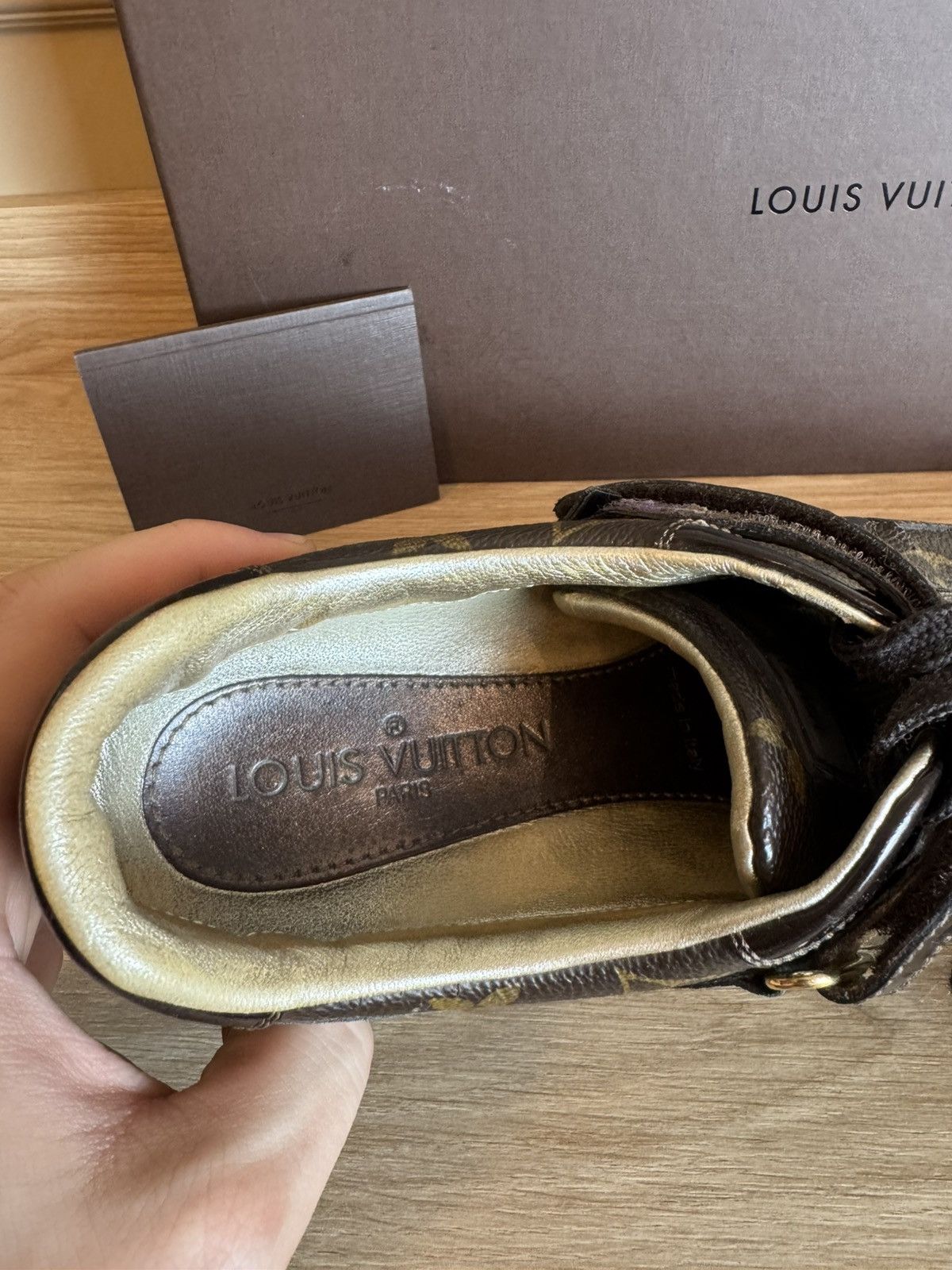 Louis Vuitton Louis Vuitton Sneakers Shoes Trainers Monogram Leather Brown Size US 7.5 / IT 37.5 - 9 Thumbnail