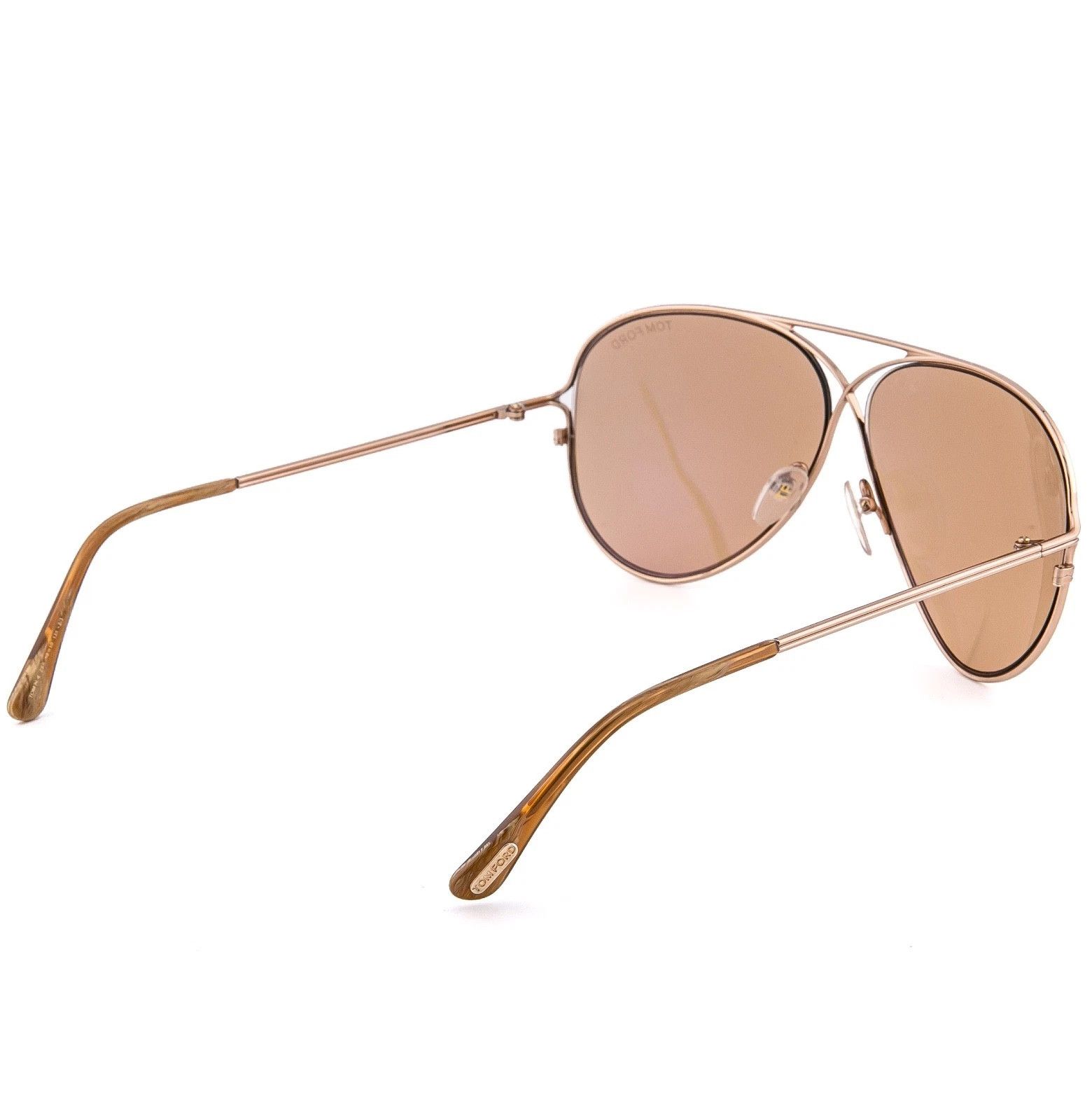 Tom Ford TOM FORD TOM N4 28E Rose Gold Sunglasses FT0488 0488 Size ONE SIZE - 4 Thumbnail
