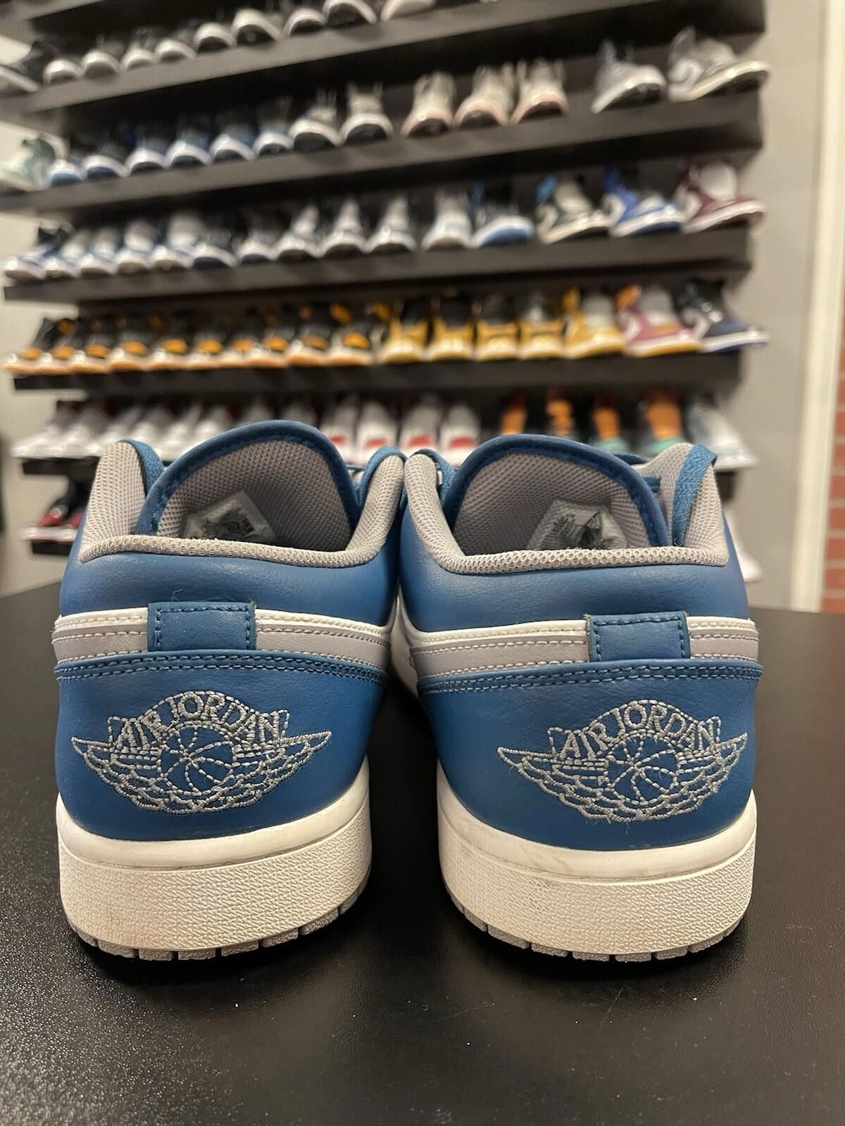 Jordan Brand Size 11.5 - Jordan 1 Low True Blue Cement 553558-412 Clean Size US 11.5 / EU 44-45 - 4 Thumbnail