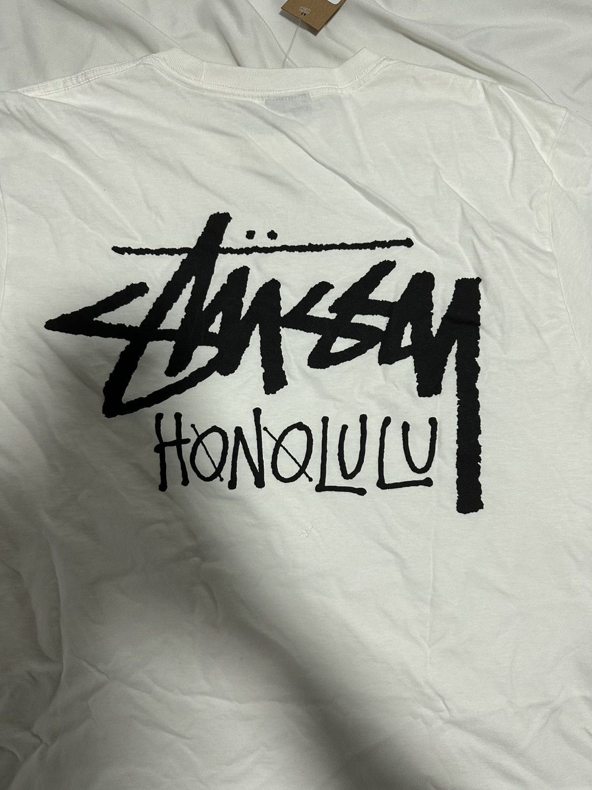 Stussy Stussy Honolulu White Tee Medium | Grailed