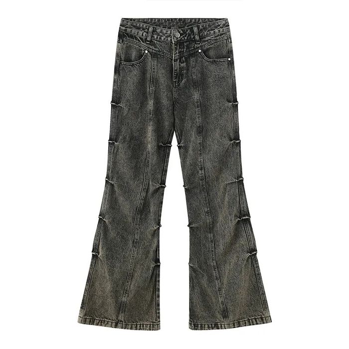 Streetwear Opium Cargo Flared Stack Jeans, Wide Leg, Bootcut, Stacked ...