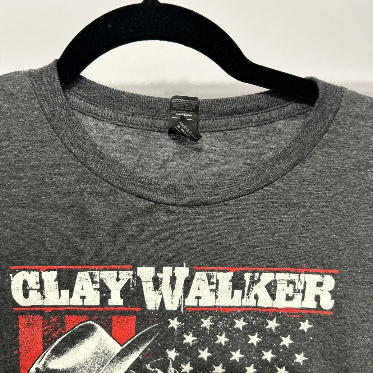 Other Clay Walker Gray American Flag Tshirt Size Small - "Daniel" Size S / US 4 / IT 40 - 16 Thumbnail