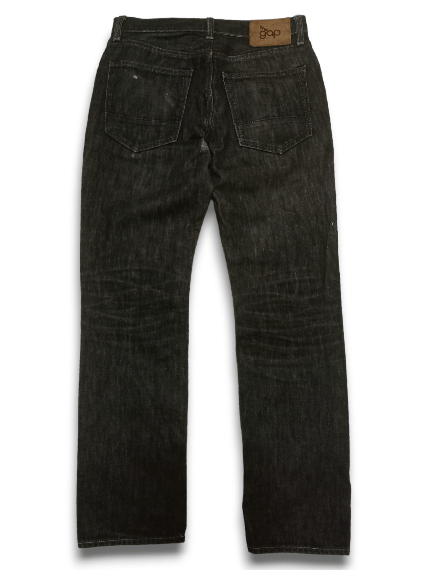 Gap Vintage Gap White Oak Cone Distressed Style Black Jeans Size US 28 / EU 44 - 2 Thumbnail