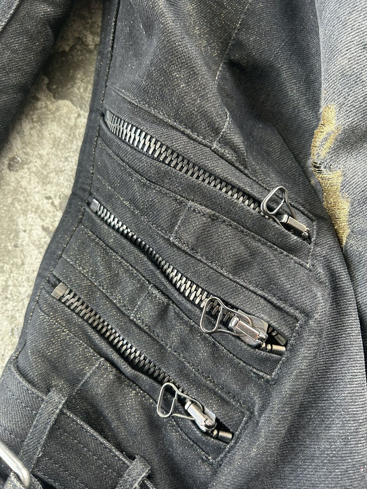 Balmain Balmain by Decarnin AW11 Distressed Biker Jacket Size US XS / EU 42 / 0 - 6 Thumbnail