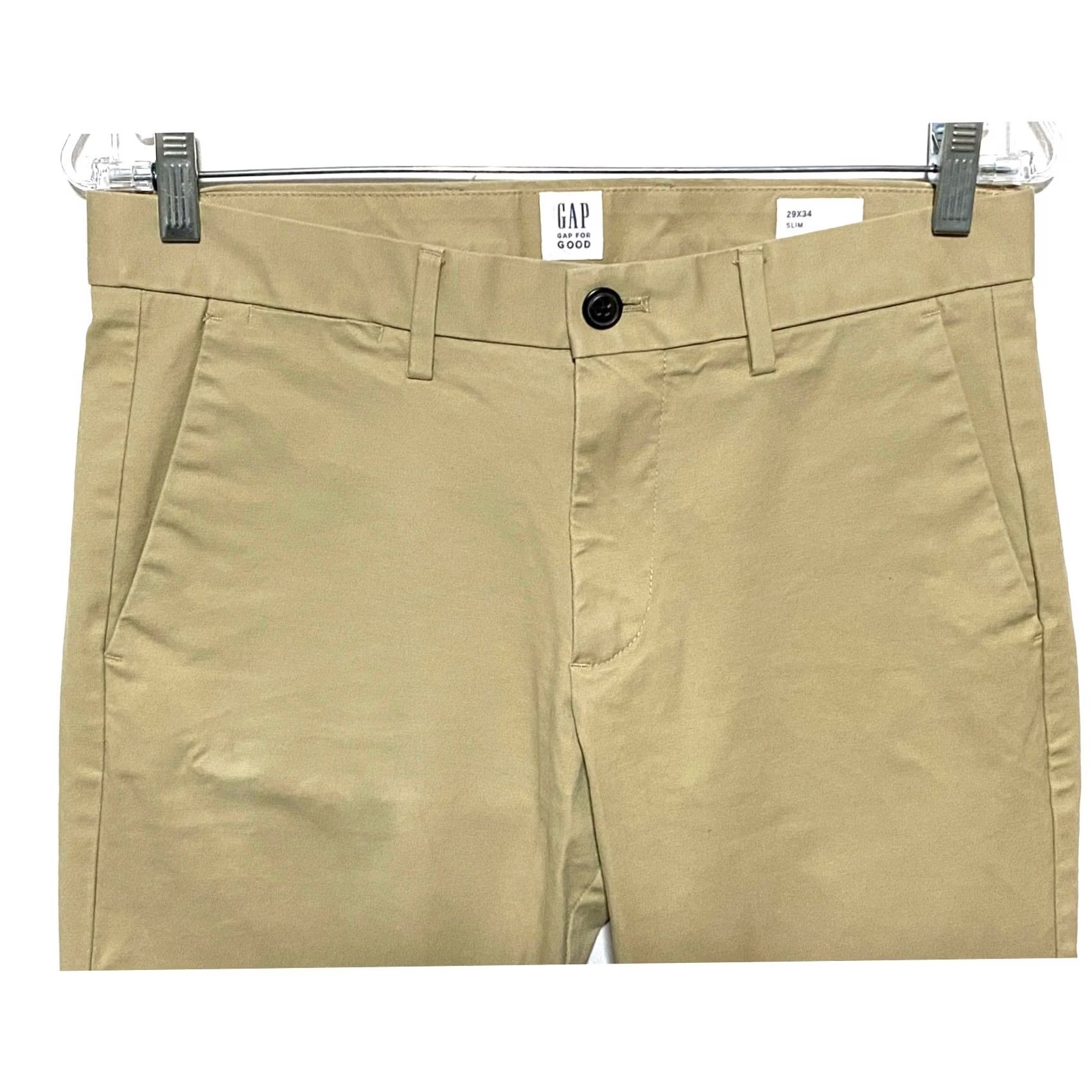Gap Gap Chino Pants Slim 29x34 Khaki For Good Classic Minimalist Preppy Capsule Mens Size US 29 - 3 Thumbnail