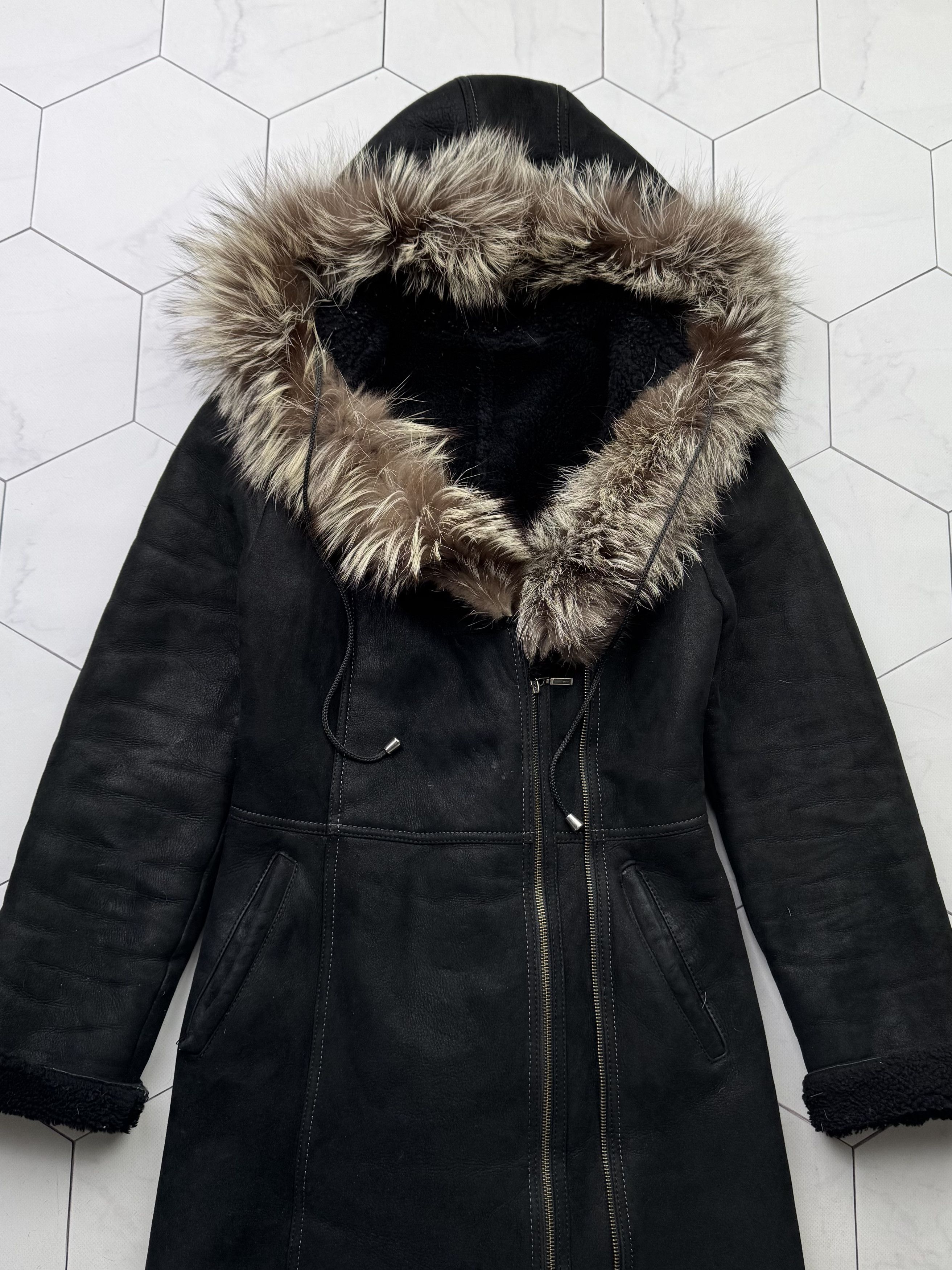 Japanese Brand Vintage Real Sheepskin Coat (B587)E2D15 Size M / US 6-8 / IT 42-44 - 2 Thumbnail