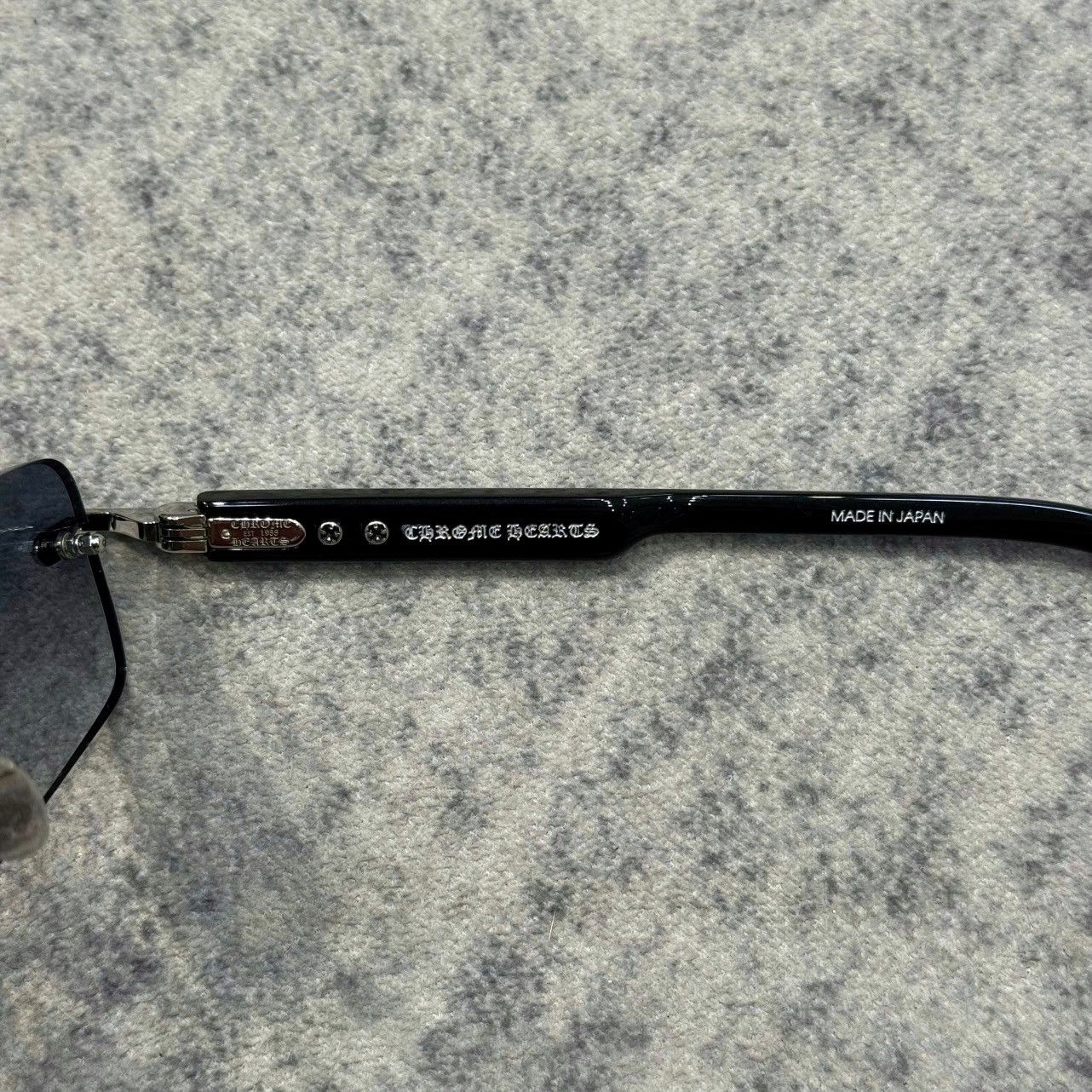 Chrome Hearts DEEP I SHINY SILVER BLACK PLASTIC - SUN Size ONE SIZE - 5 Thumbnail