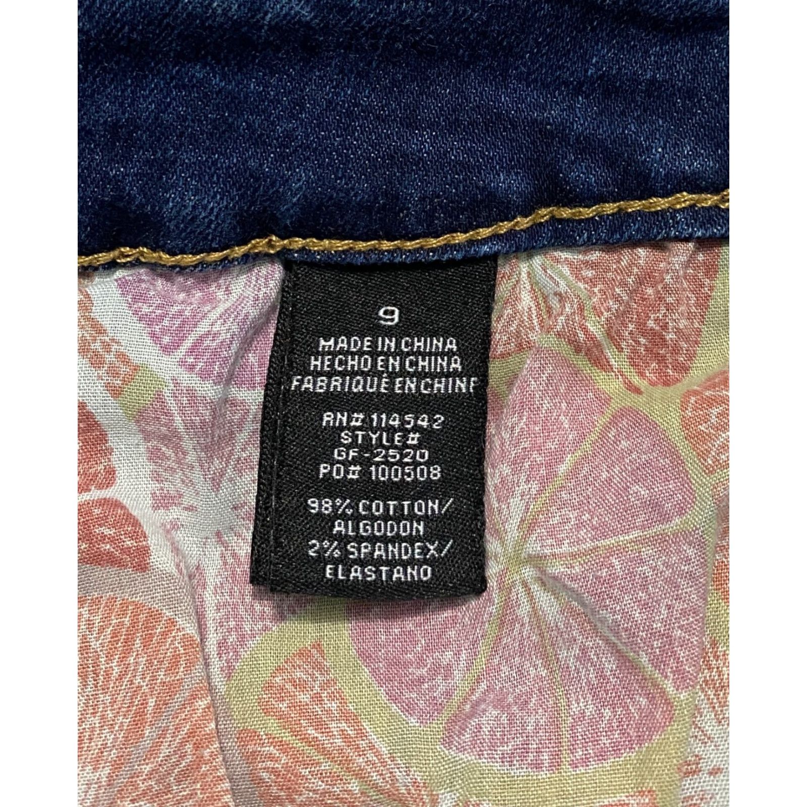 Vintage Dollhouse Jeans Skinny Distressed Ripped Alexa Blue Size 9 Denim 5-Pocket Womens Slim Mid Rise Jeans Size 30" / US 8 / IT 44 - 5 Thumbnail