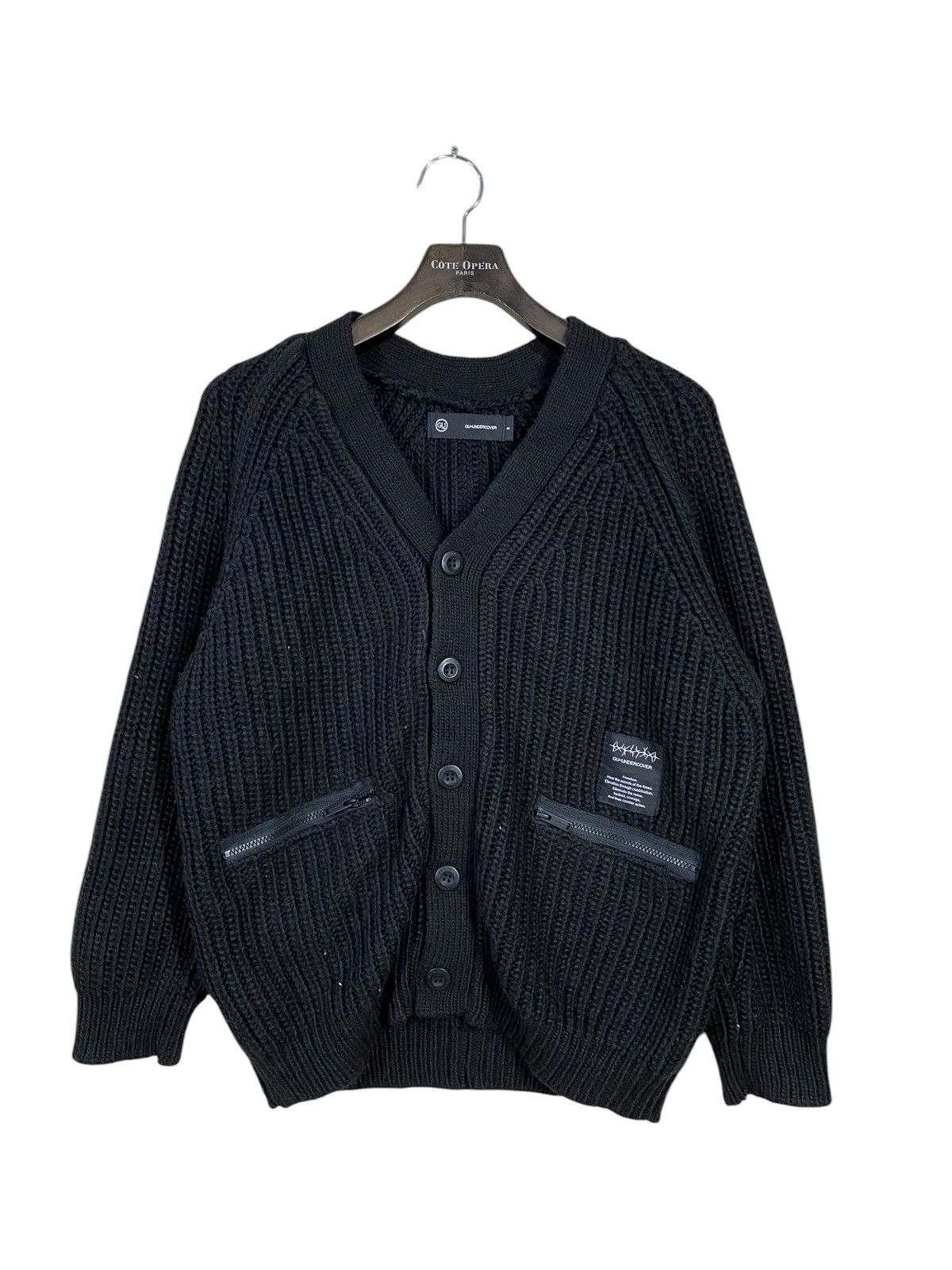 GU × Undercover Undercover x gu cable knit cardigan sweater Size US S / EU 44-46 / 1 - 1 Thumbnail