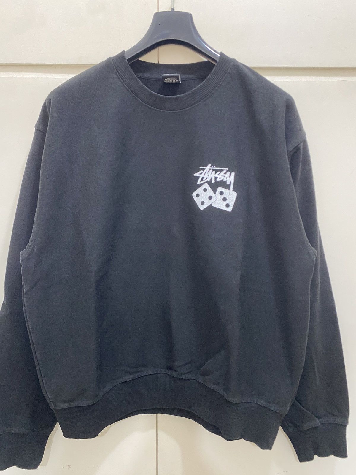 Stussy Stüssy Dadi sweatshirt, size XL, black, with print, used Size US XL / EU 56 / 4 - 2 Thumbnail