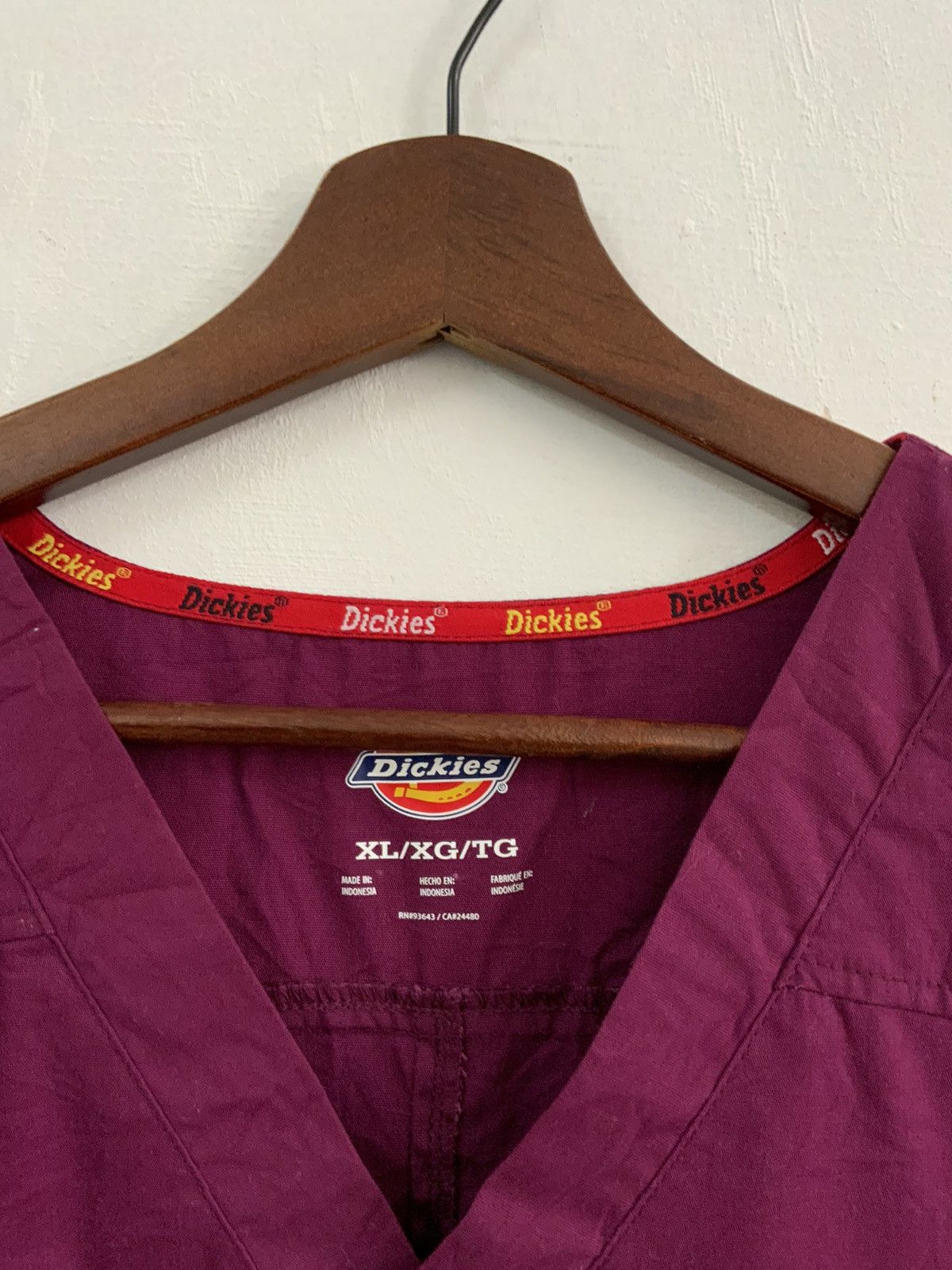 Dickies Maroon Dickies Tee Size US XL / EU 56 / 4 - 7 Thumbnail