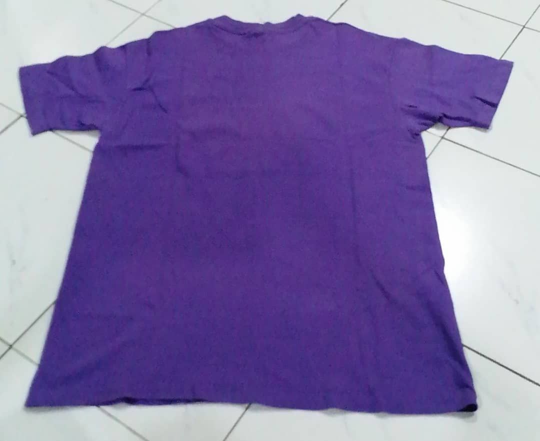 Vintage single stich 1991 Chicago purple Hanes Made in USA diport Size US L / EU 52-54 / 3 - 2 Thumbnail
