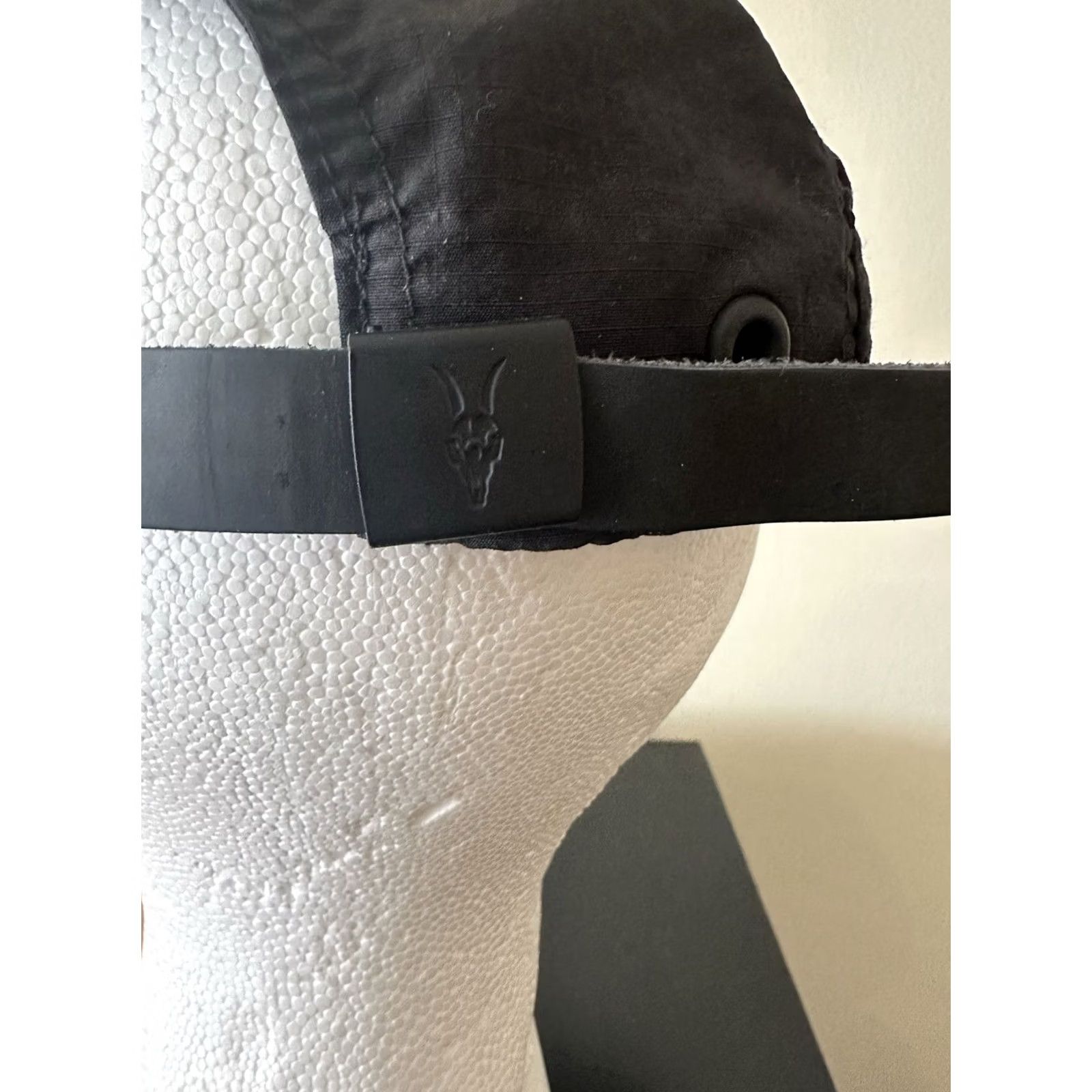 Allsaints AllSaints Black Nylon Adjustable Baseball Cap Hat Men One Size London Cap Accessories Size ONE SIZE - 6 Thumbnail