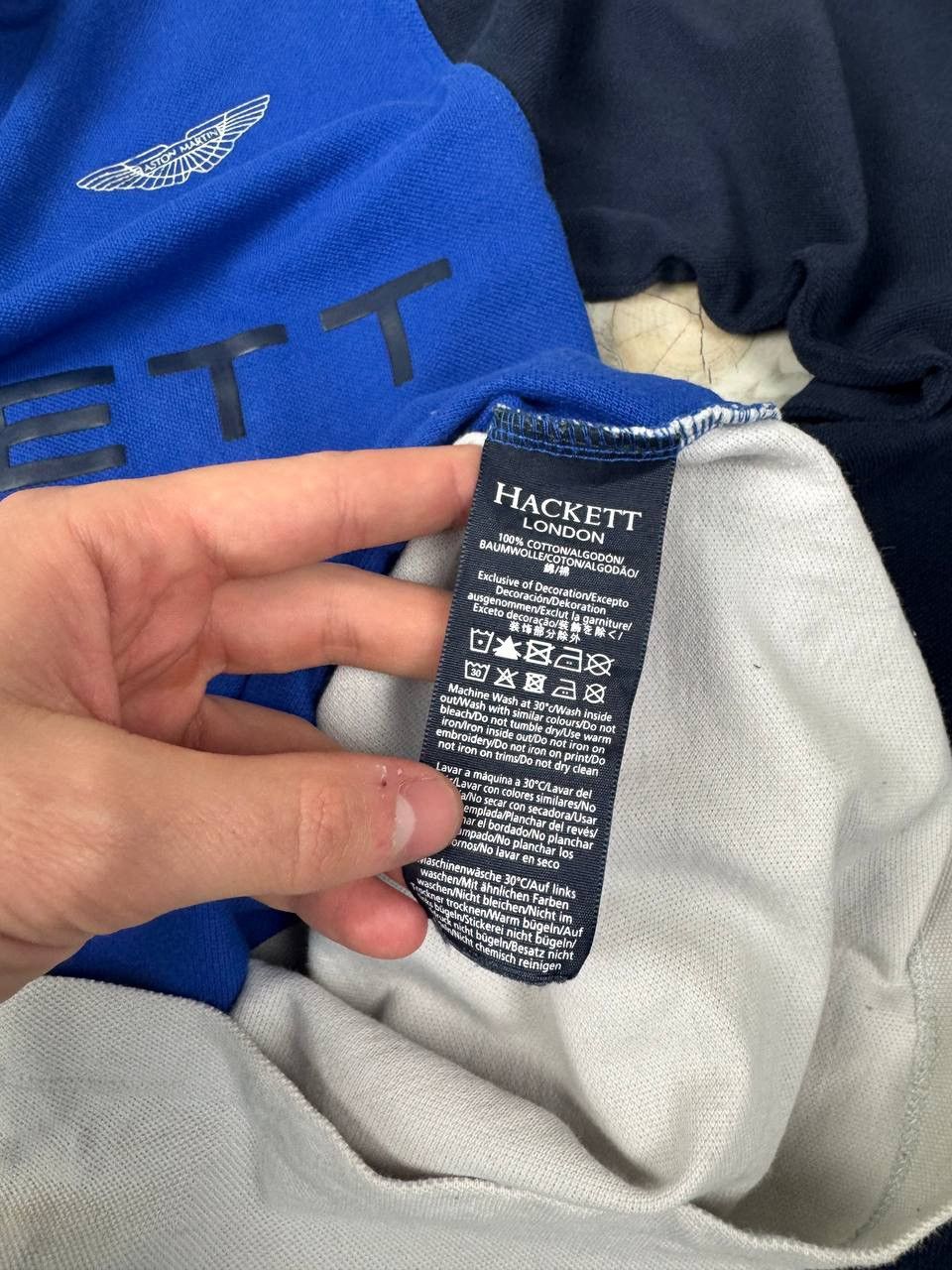 Hackett Hackett Aston Martin Racing Rugby Long Sleeve Size US M / EU 48-50 / 2 - 10 Thumbnail
