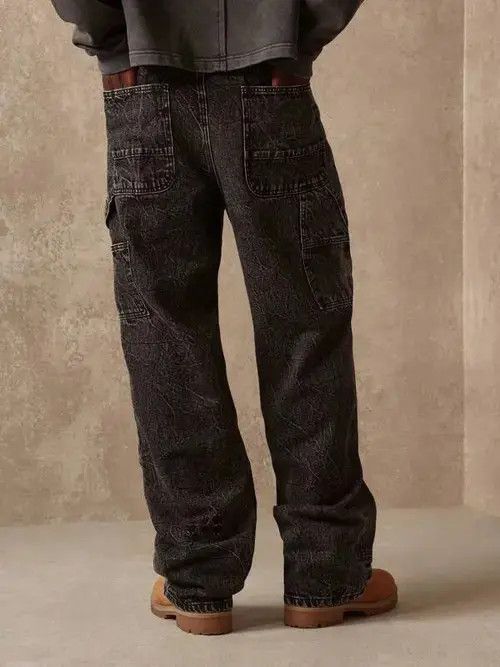 Jean Kasuga x Miho Skater Baggy Vintage 90s Jeans Denim Size US 32 / EU 48 - 4 Thumbnail
