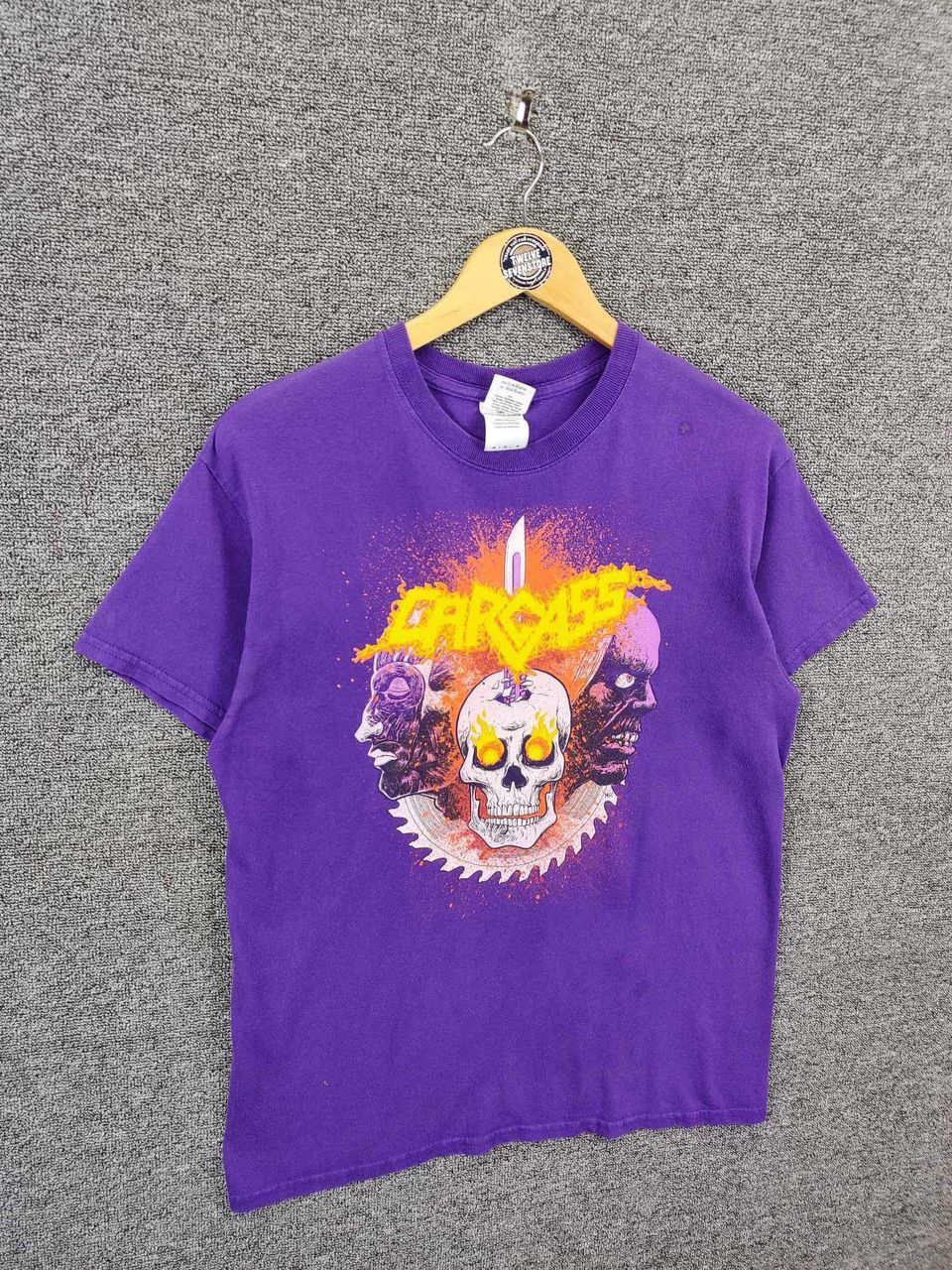 Band Tees × Vintage Carcass Inked In Steel Tour Rock Band Tee Tshirt Size US M / EU 48-50 / 2 - 5 Thumbnail