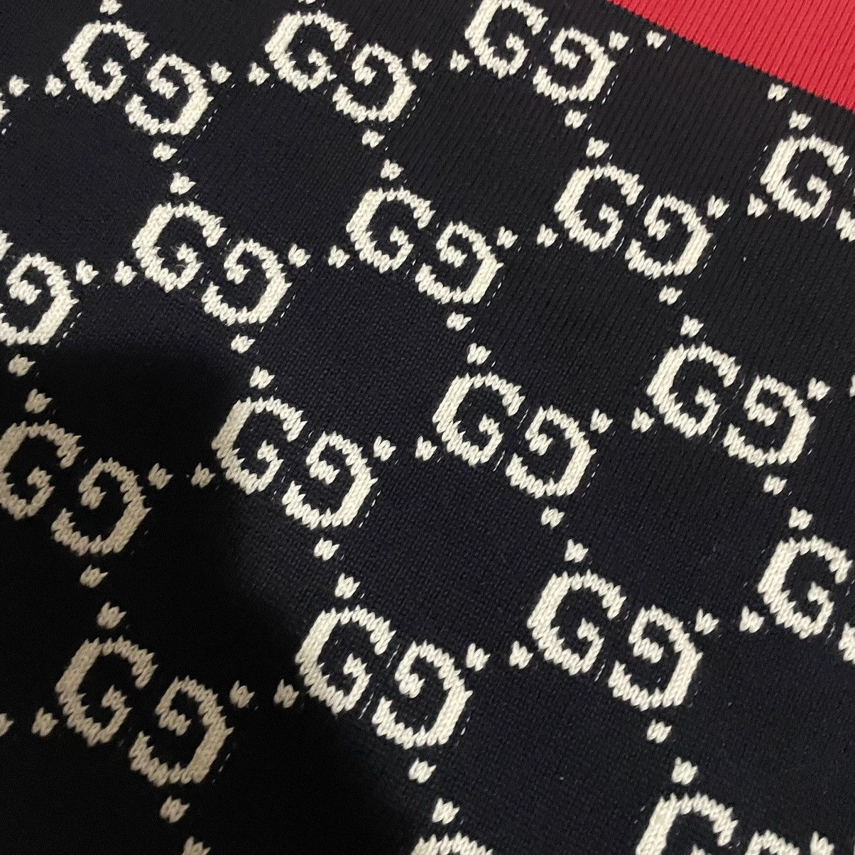 Gucci GG Monogram Striped Knit Sweater