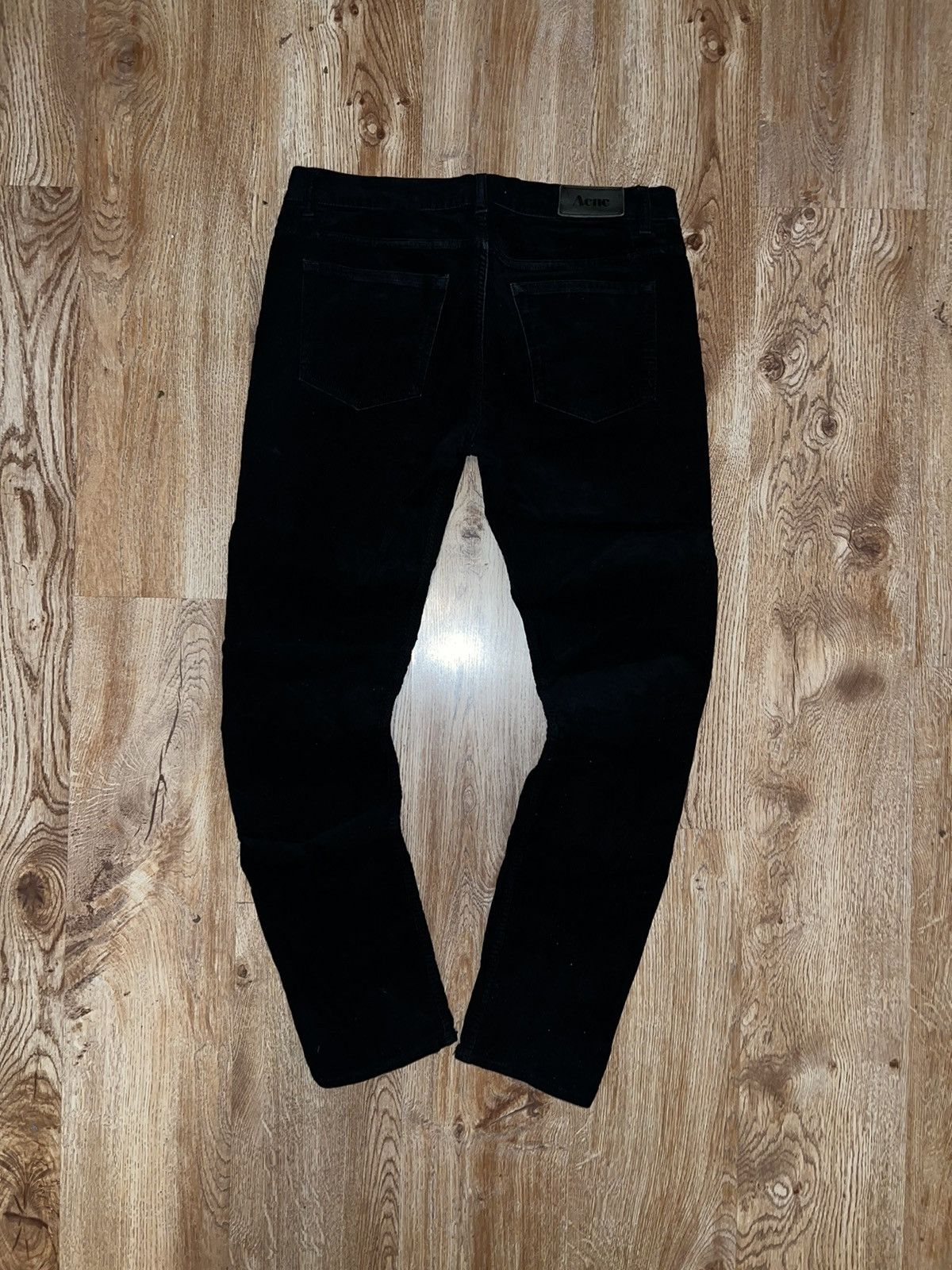 Acne Studios × Velvet × Vintage Acne Ace Cord Black 33/34 Size US 32 / EU 48 - 1 Thumbnail