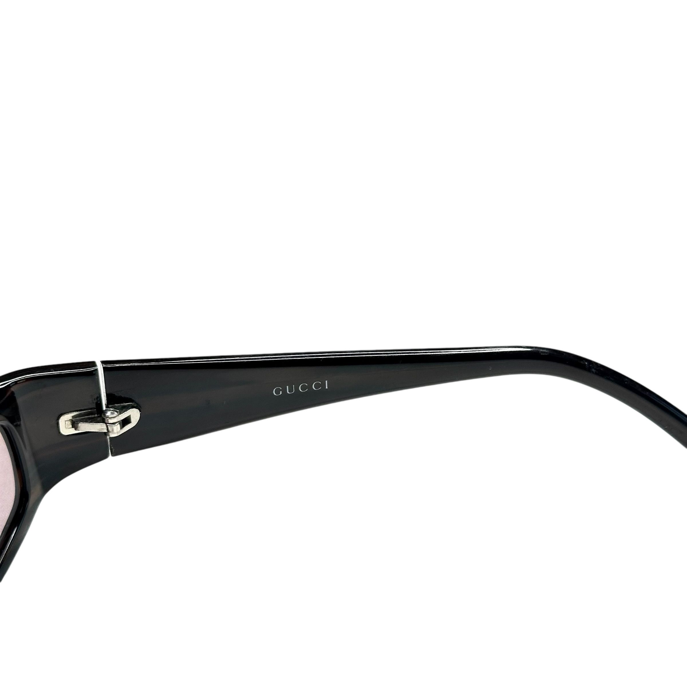 Gucci Gucci Oval Slim Sunglasses Size ONE SIZE - 4 Thumbnail