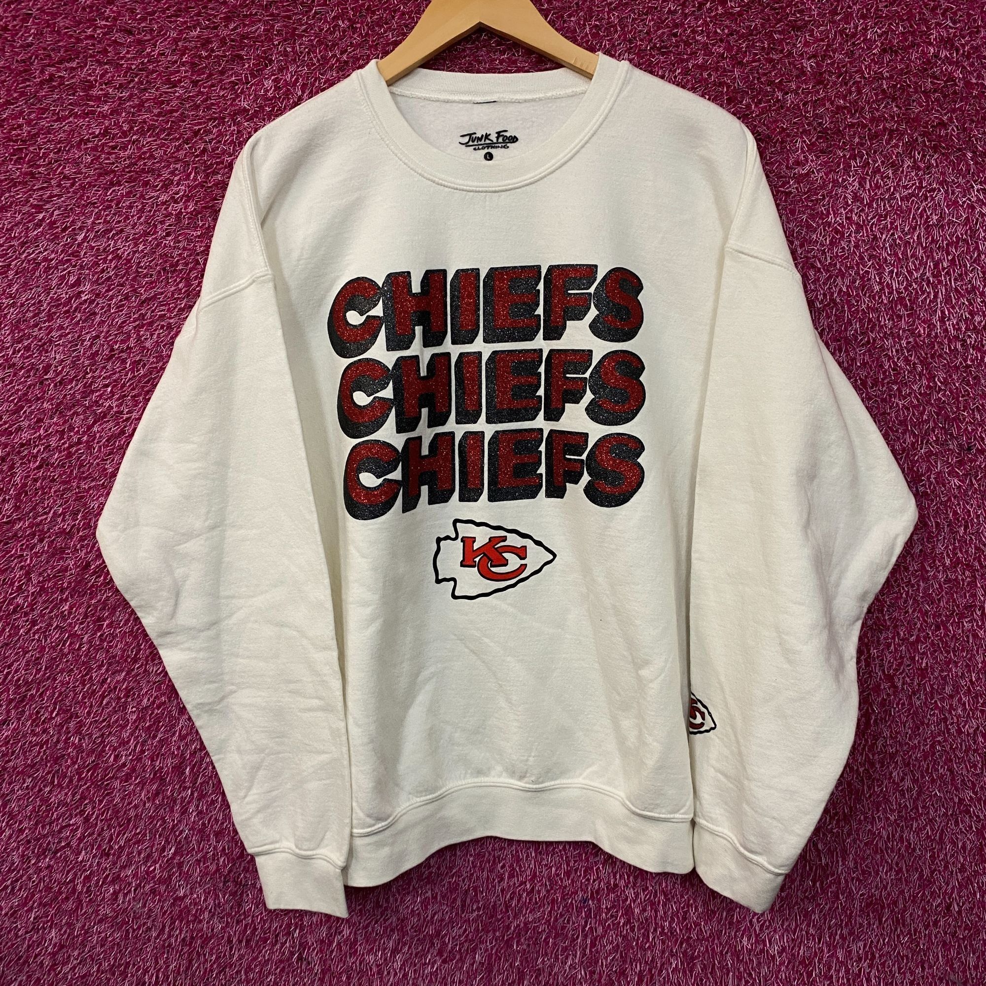 Junk Food Junk Food Clothing Kansas City Chiefs Repeat Bling Glitter C Size US L / EU 52-54 / 3 - 1 Thumbnail