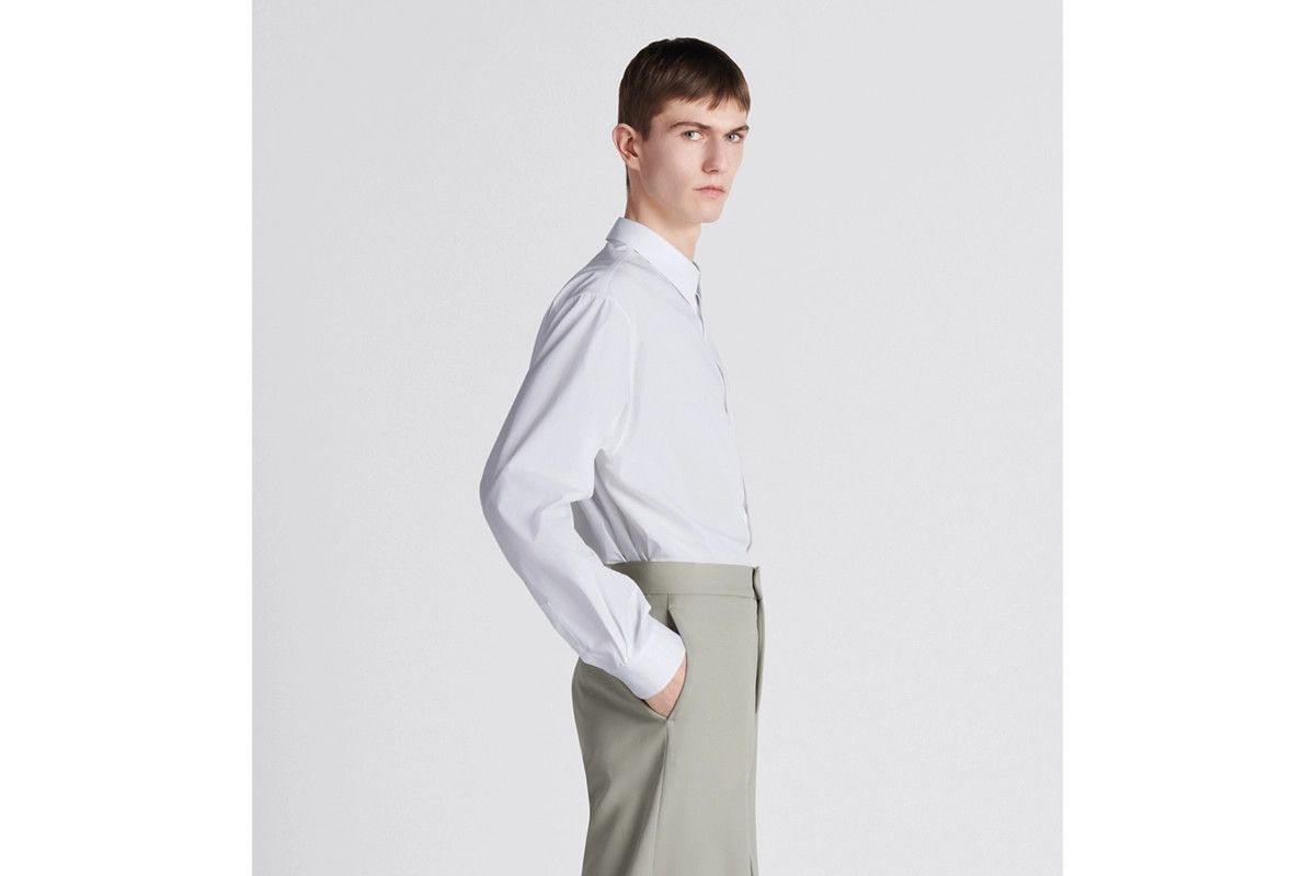 Dior o1bcso1str1124 Oversized CD Interlaced Shirt in White Size US M / EU 48-50 / 2 - 5 Thumbnail