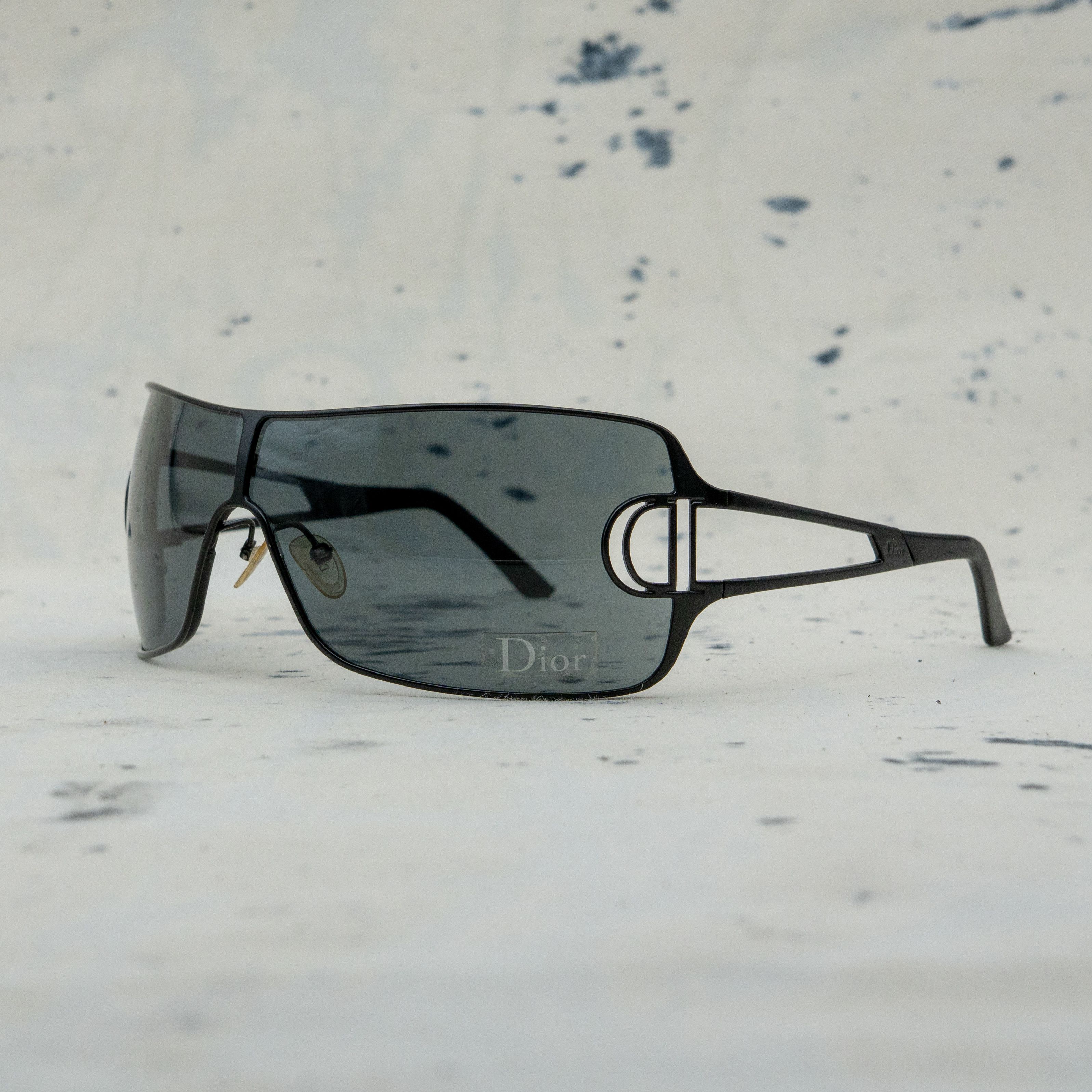Dior × Vintage DIOR Lock Heart Logo Sunglasses Y2k archive