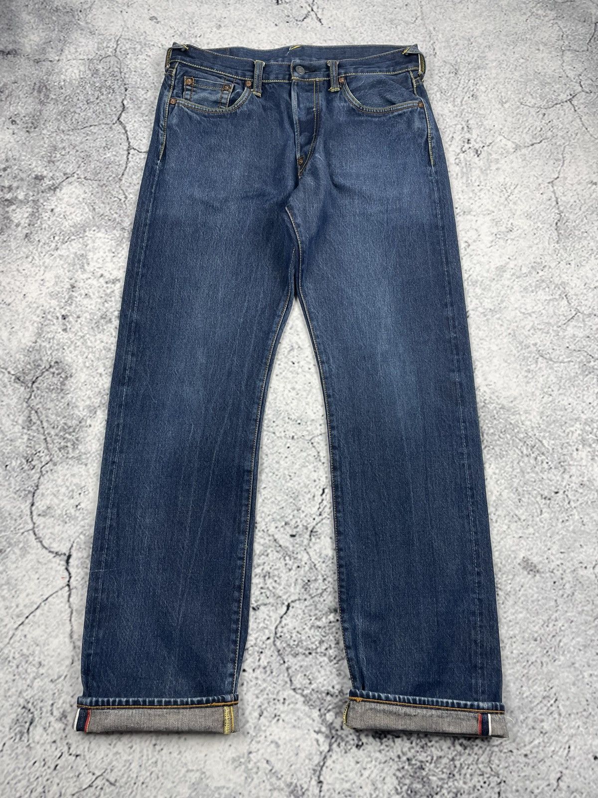 Evisu Evisu 033 W32L32 Swag Drip OG Straight fit selvedge premium Size US 32 / EU 48 - 2 Thumbnail