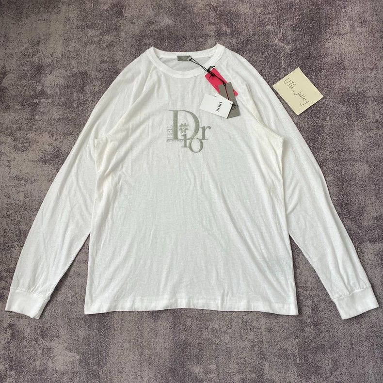 Dior Dior Co-branded embroidered white long sleeve 2501-Nextarro Size US XL / EU 56 / 4 - 1 Thumbnail