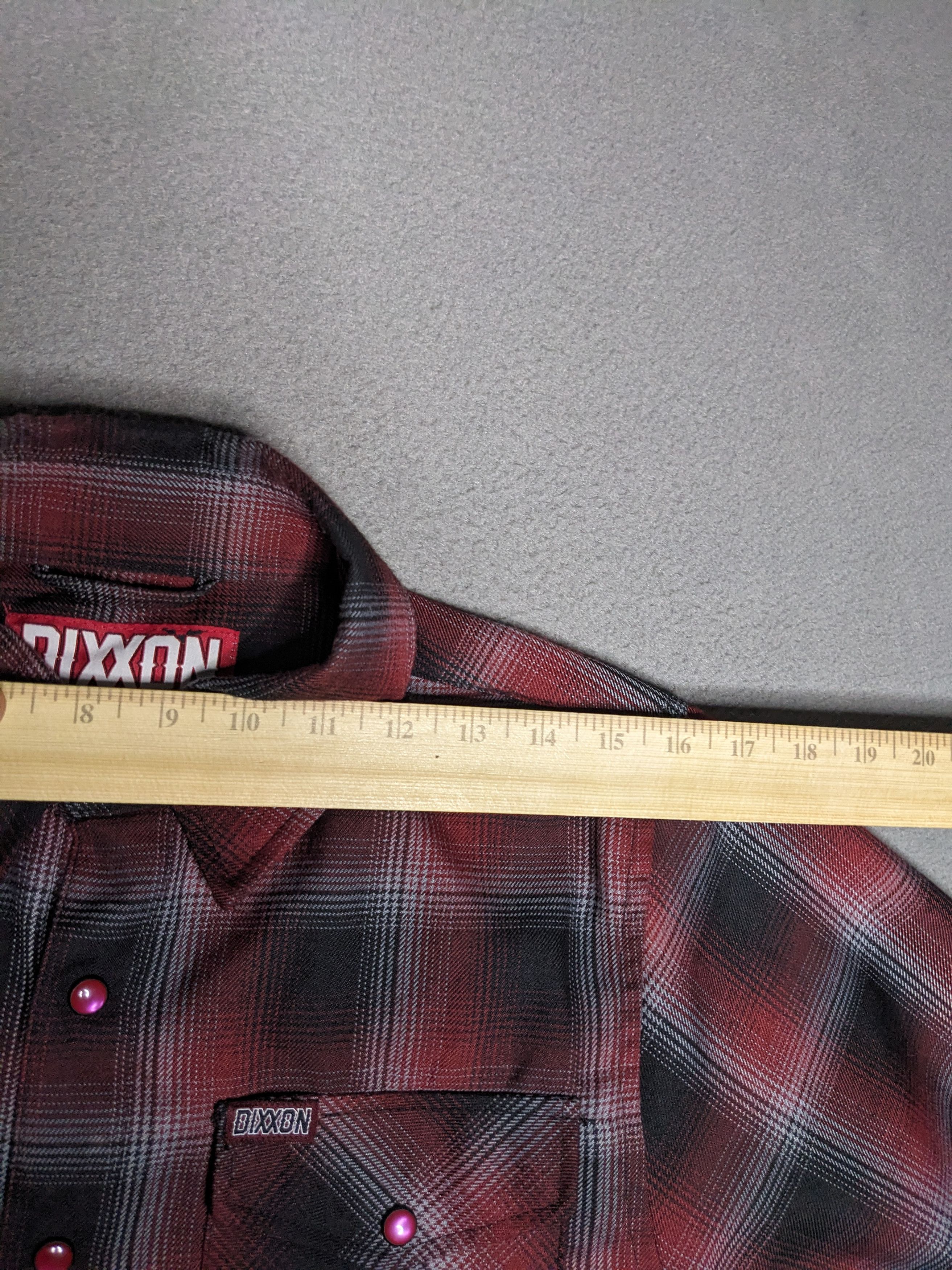 Dixxon Dixxon Flannel Plaid Pearl Snap Shirt The Count RARE Mens XS Size US XS / EU 42 / 0 - 16 Thumbnail