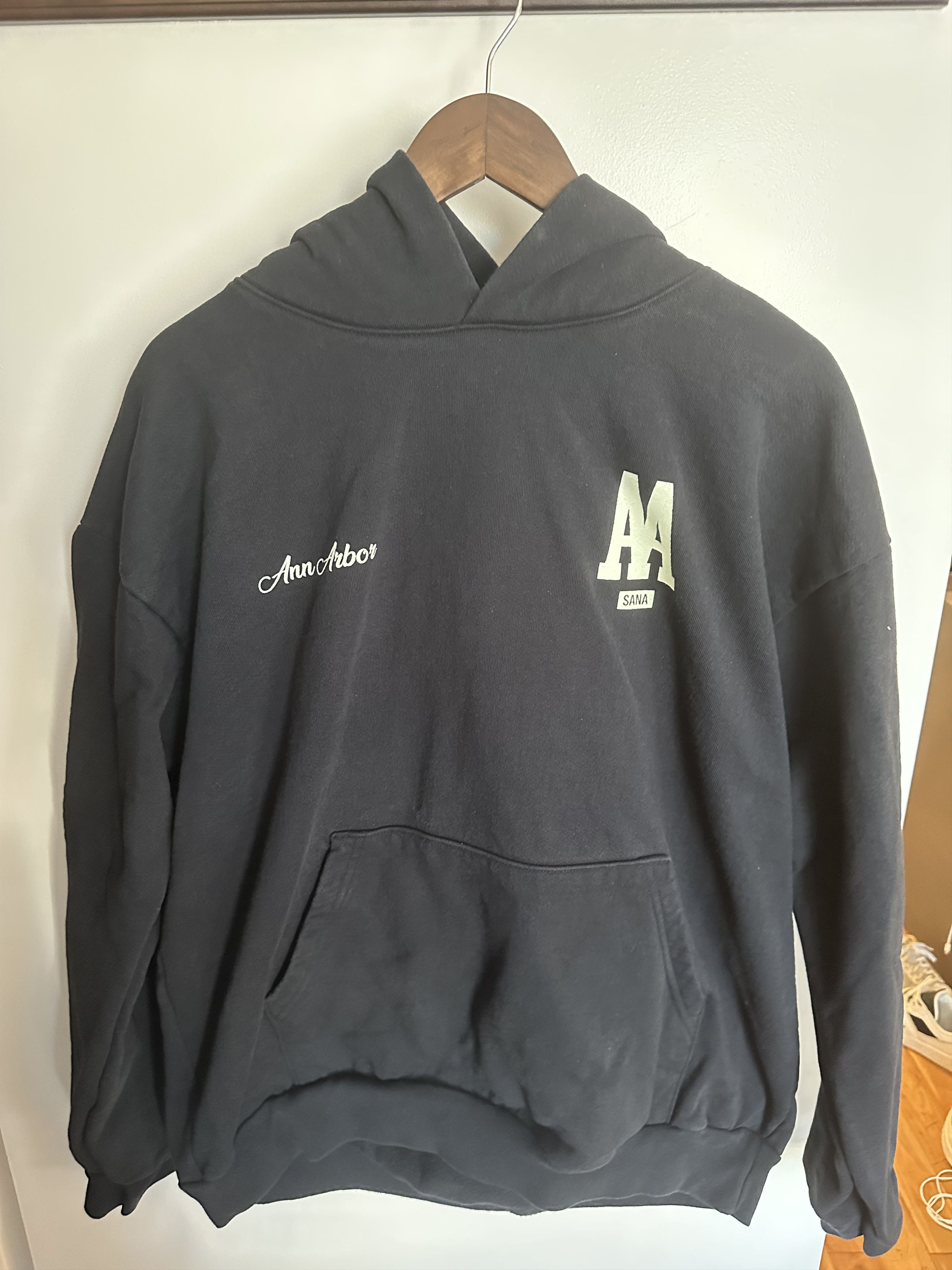SANA Sana Detroit Michigan Rose Bowl Hoodie Sweatshirt Navy Blue Size US XL / EU 56 / 4 - 1 Thumbnail