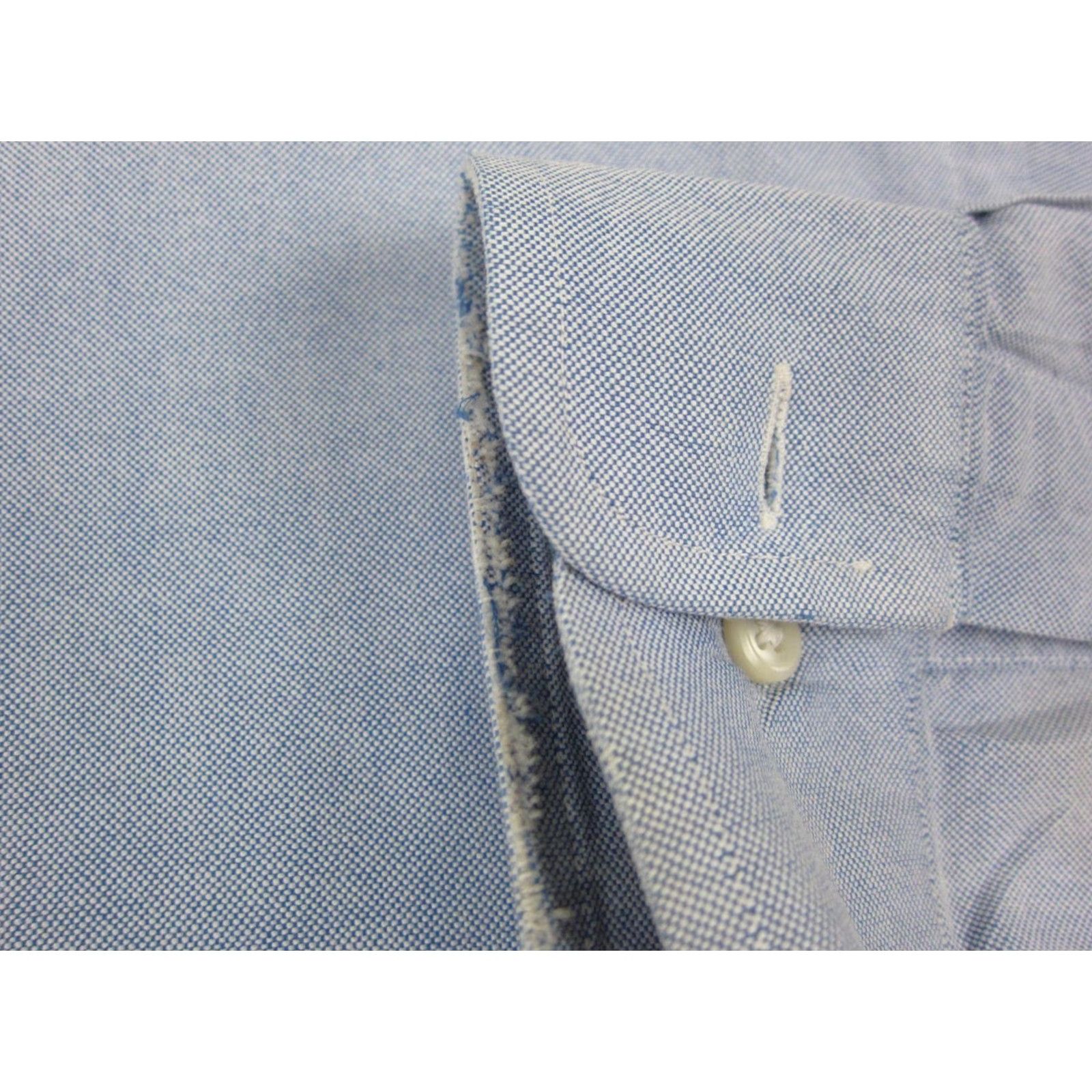 Polo Ralph Lauren Polo Ralph Lauren Shirt XL Blue Mens Button-Up 17 Regular Long Sleeve Vintage? No - Adjusted for clarity; but must not add new info. Size US XL / EU 56 / 4 - 5 Thumbnail