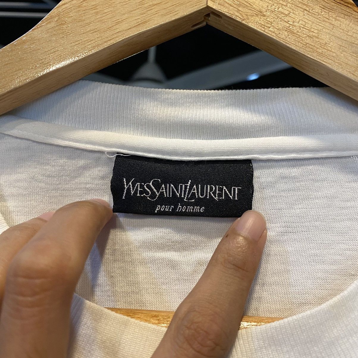 Vintage × Yves Saint Laurent Yves Saint Laurent Longsleeve Tshirt Size US S / EU 44-46 / 1 - 11 Thumbnail