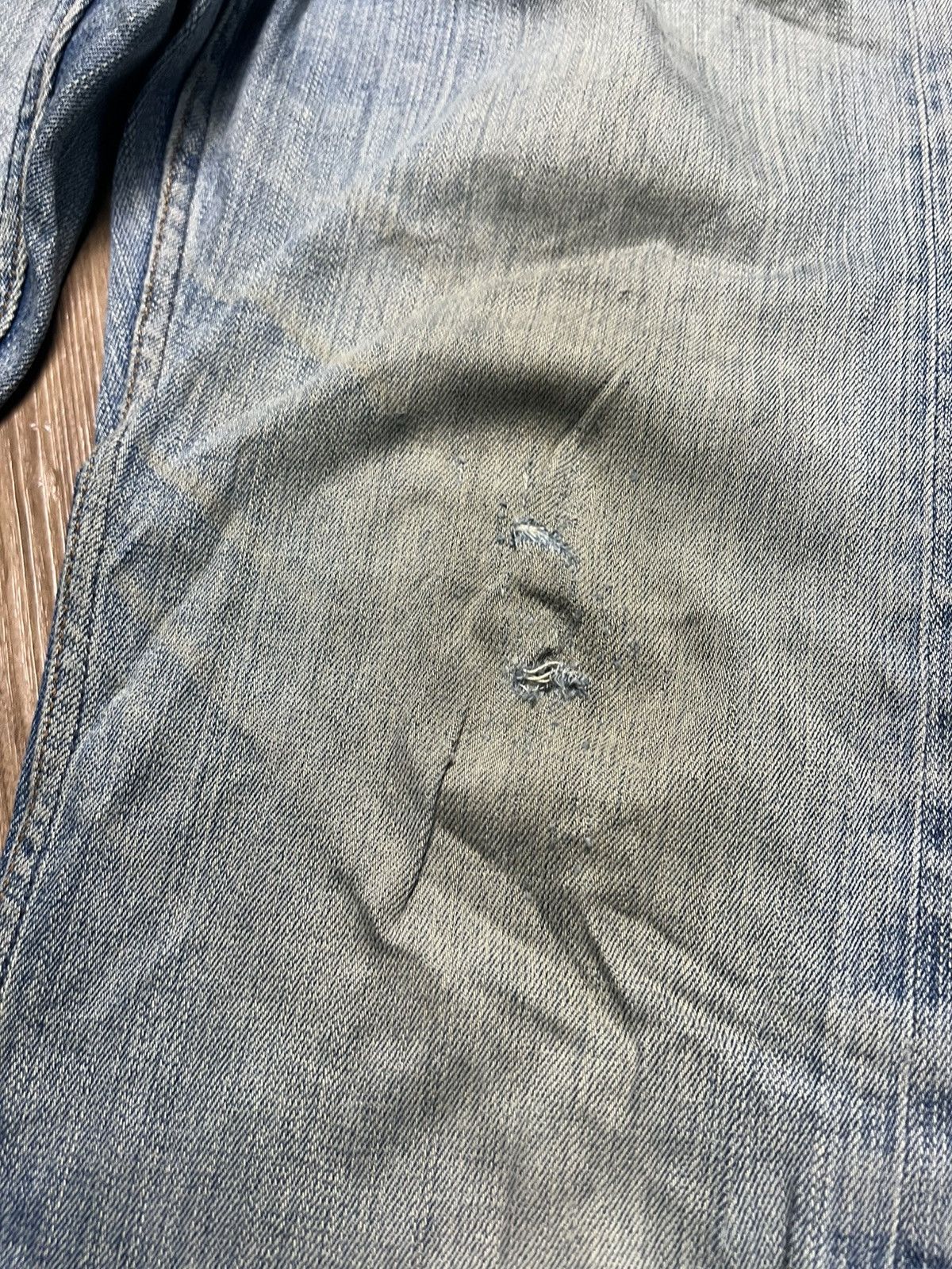 14th Addiction Vintage BOBSON CHESSKING Denim Jeans Straight Cut (41) Size US 31 - 5 Thumbnail