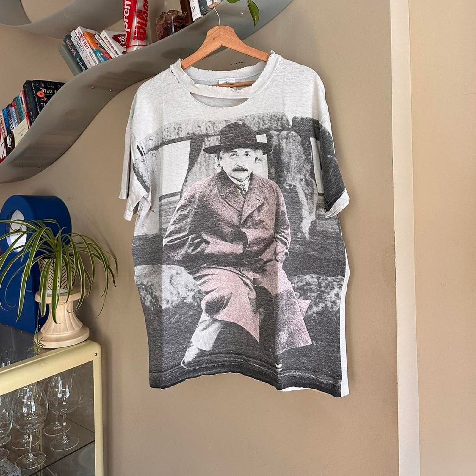 Vintage Vintage Albert Einstein AOP Shirt Size US L / EU 52-54 / 3 - 1 Thumbnail