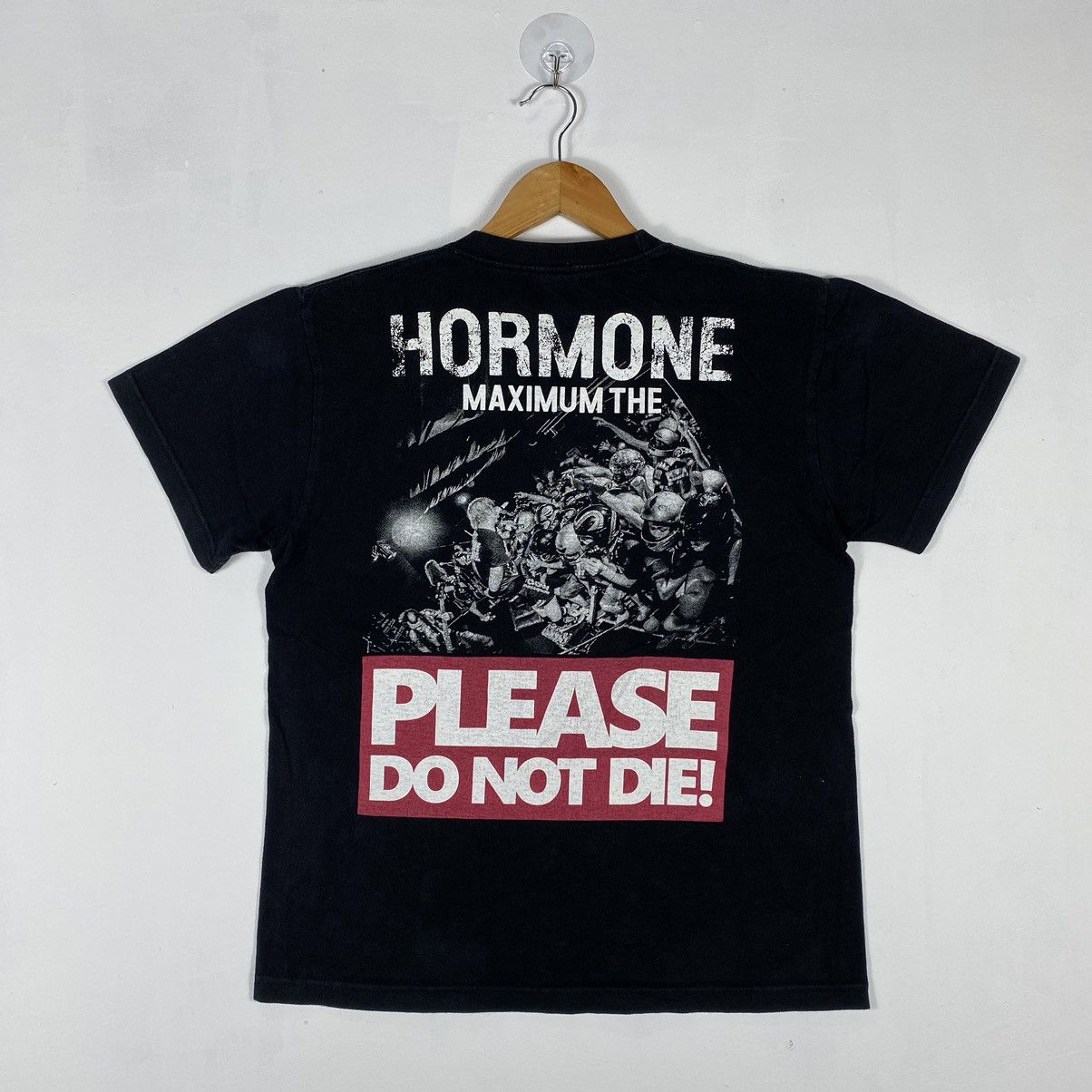 Band Tees × Vintage Japanese Band MAXIMUM THE HORMONE NINGEN EMPI Promo Tee Size US M / EU 48-50 / 2 - 2 Thumbnail